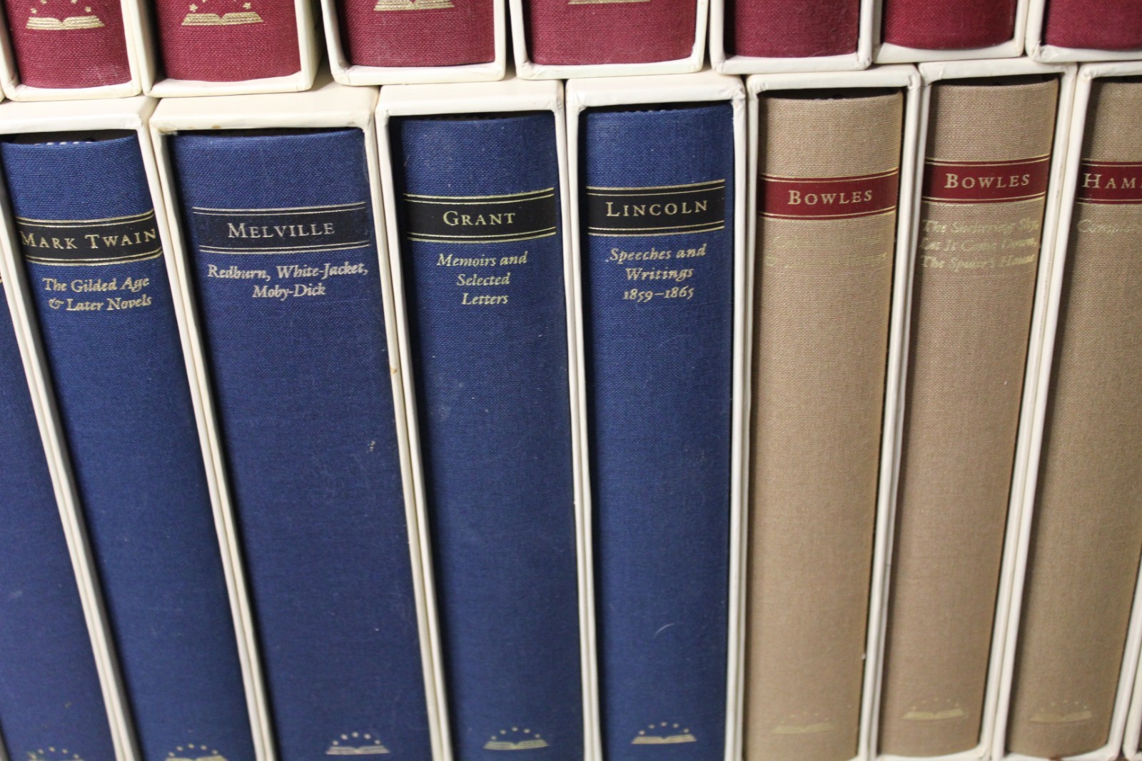 30 Volumes The Library of America Literary Classics Hardcover with Slipcases