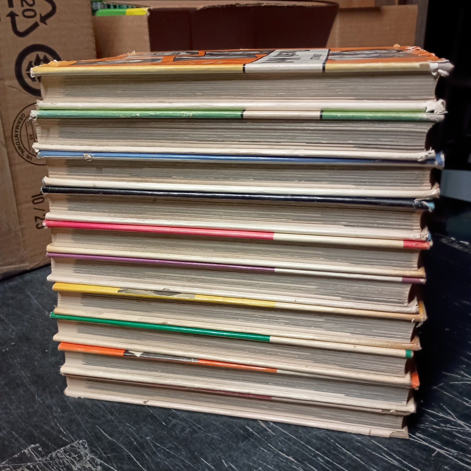 Screen & Theatre World John Willis 1970s Era (10 Book Lot) HCDJ Jackets w/ Wear