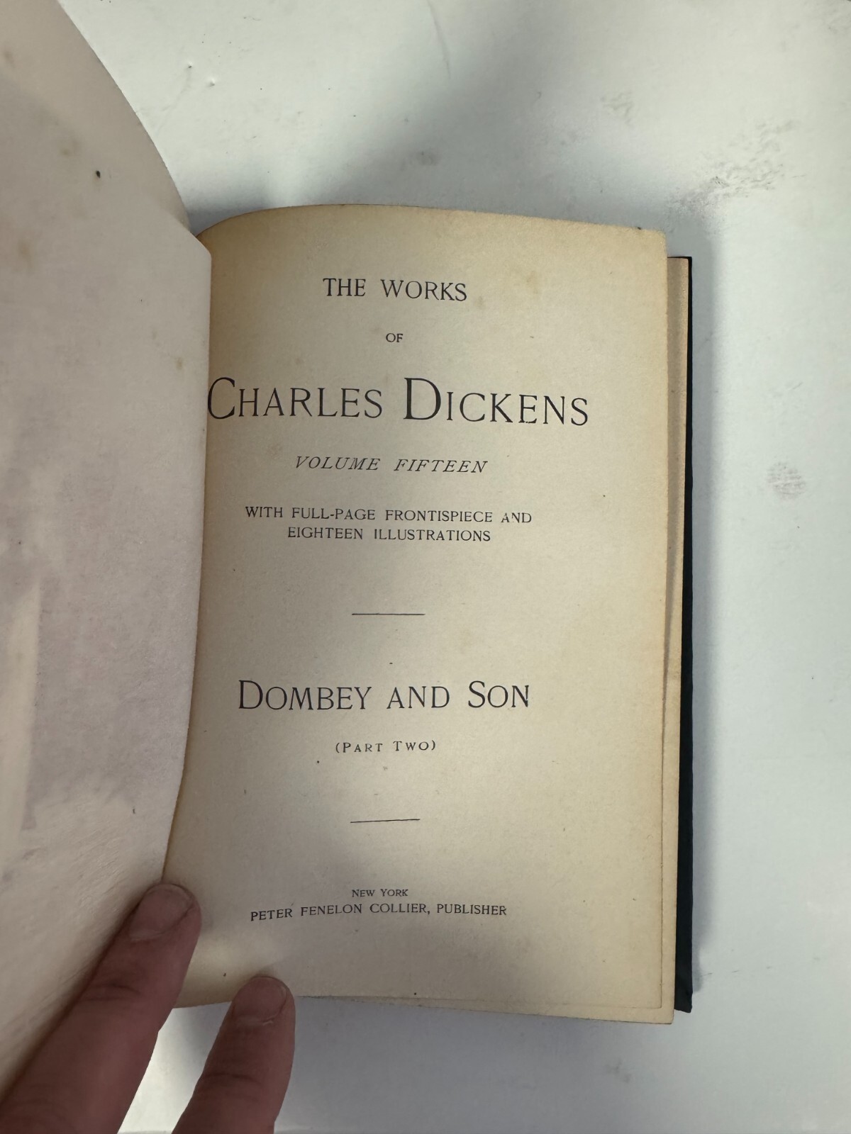 Antique 1890&rsquo;s The Works Of Charles Dickens Peter Fenelon Collier x26 LOT VG++
