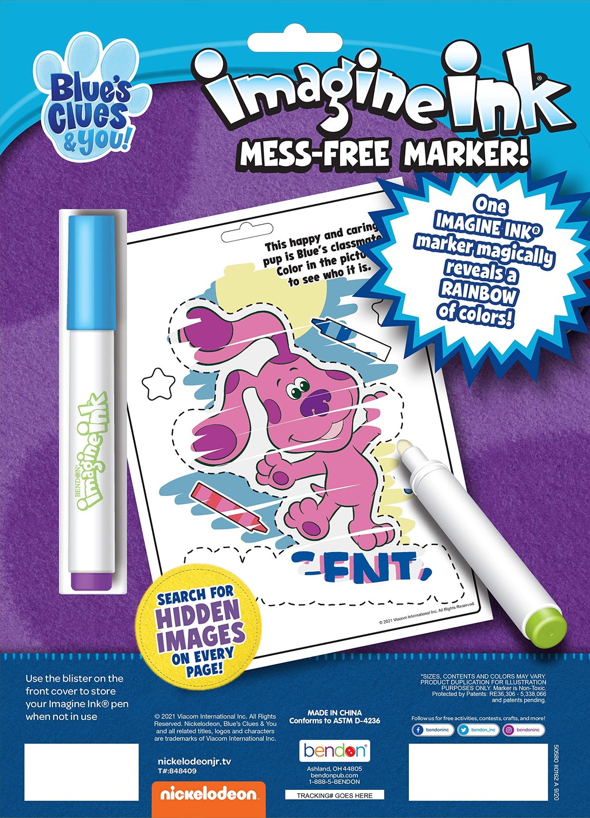 Nickelodeon Blue&rsquo;s Clues and You 16-Page Imagine Ink Coloring B Toy