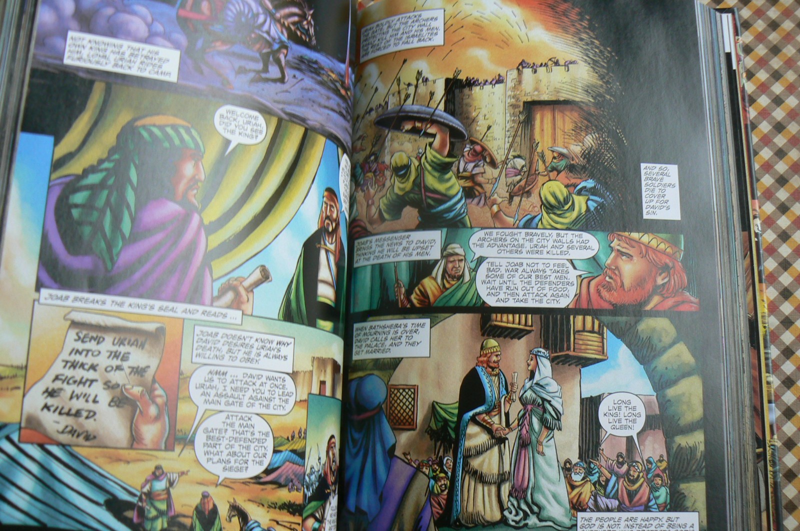 Action Bible,God&rsquo;s Redemptive Story,Graphic Narrative,Sergio Cariello 1st Ed HC