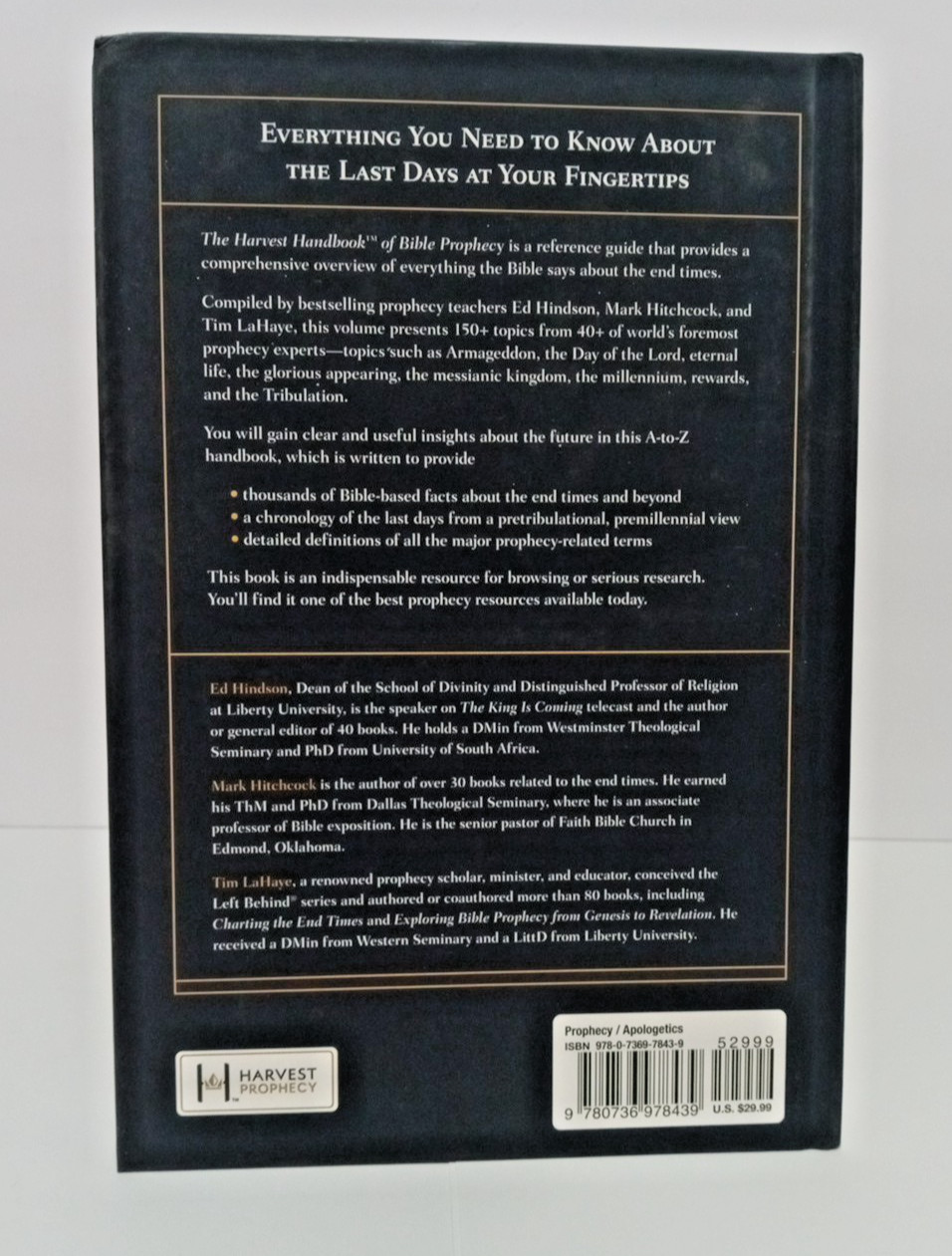 Harvest Handbook of Bible Prophecy : A Comprehensive Survey from the World&rsquo;s…