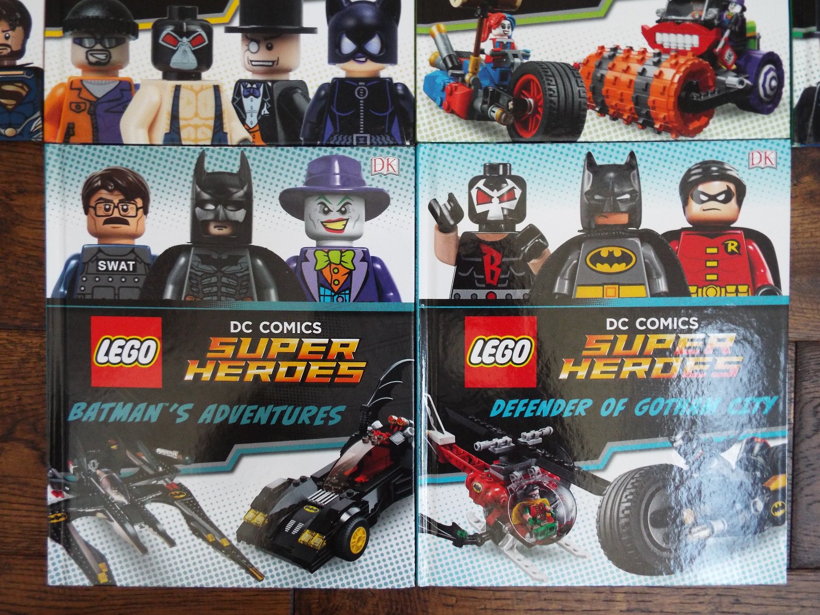 Lot 10 LEGO DC Comics Super Heroes Batman Villains DK Hardcover Books