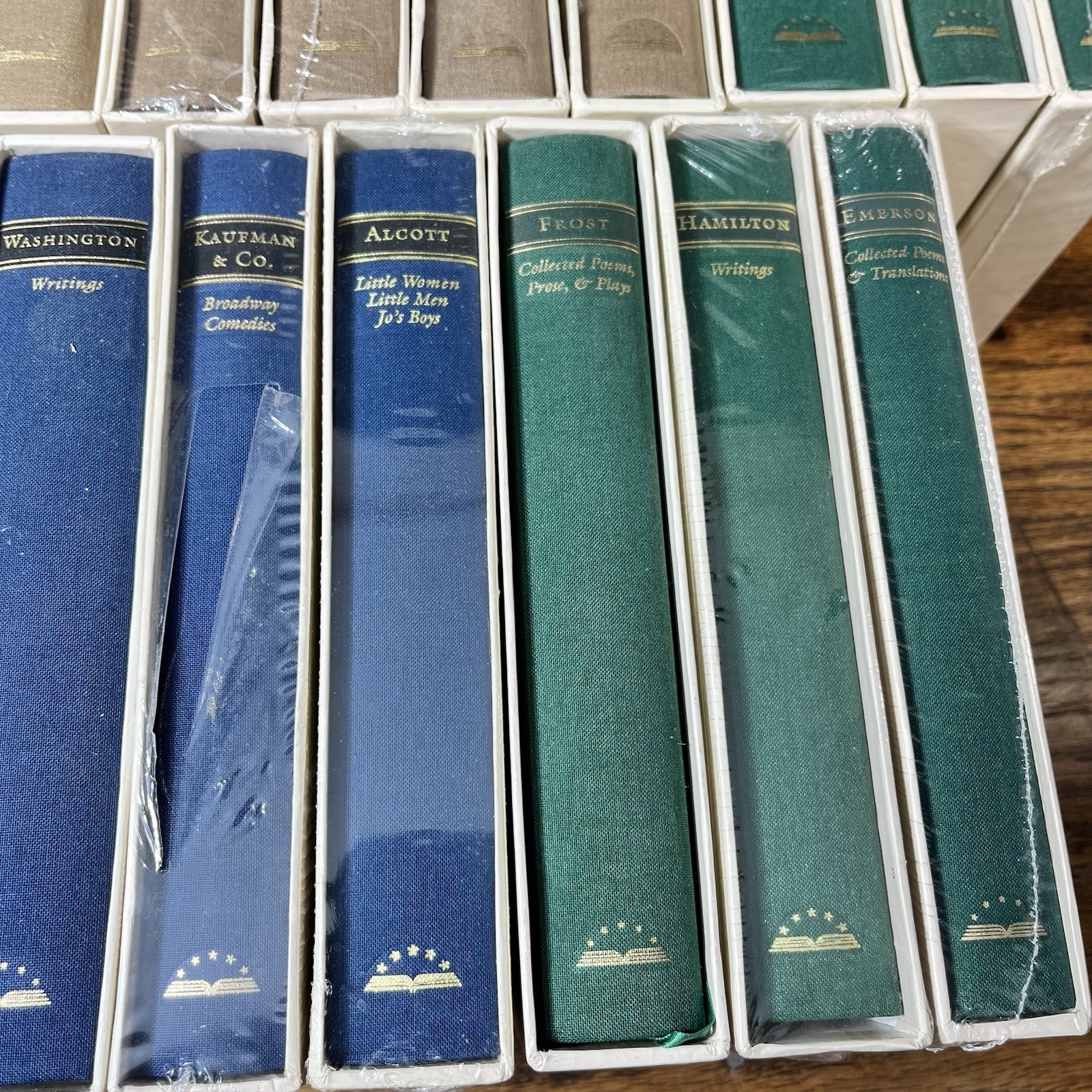 The Library Of America Books with Slipcases Lot Of 31 Mixed Authors Classics