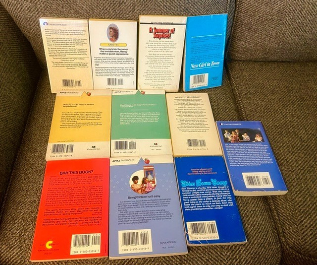 1980&rsquo;s lot of 11 girl&rsquo;s interest lot of paperbacks teen romance mystery humor