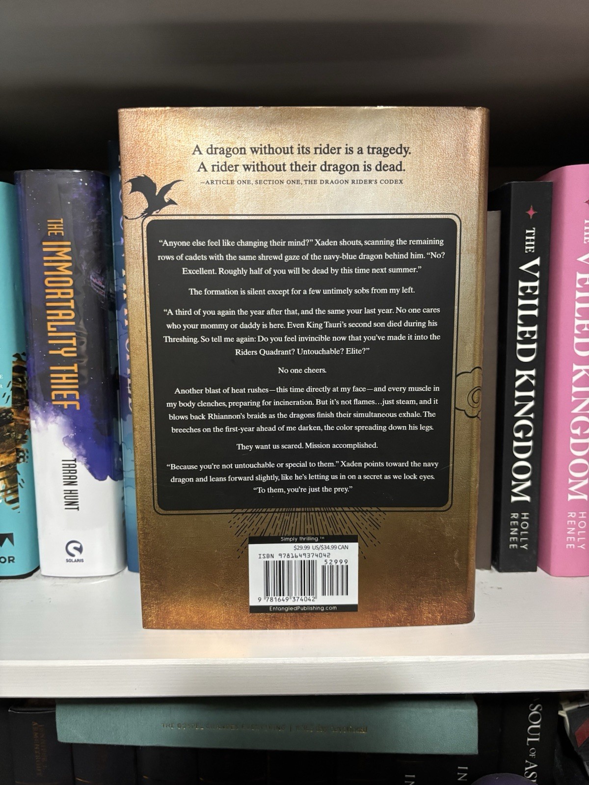 Fourth Wing By Rebecca Yarros 1st Edition 1st Printing Sprayed Edges