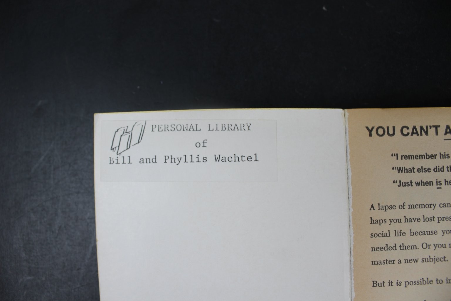 10 Days to a Successful Memory Joyce Brothers 1959 Permabook Psychology PB