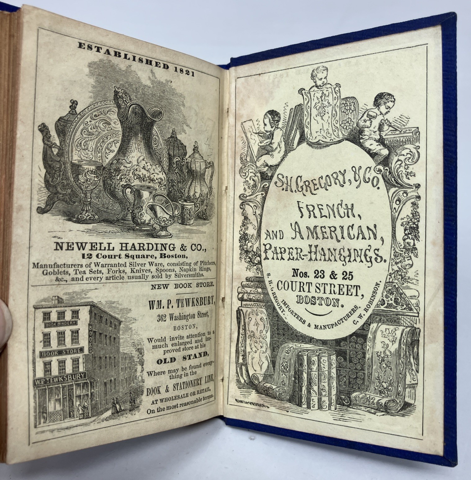 The Lady&rsquo;s Almanac for 1856 Boston MA Miniature Book