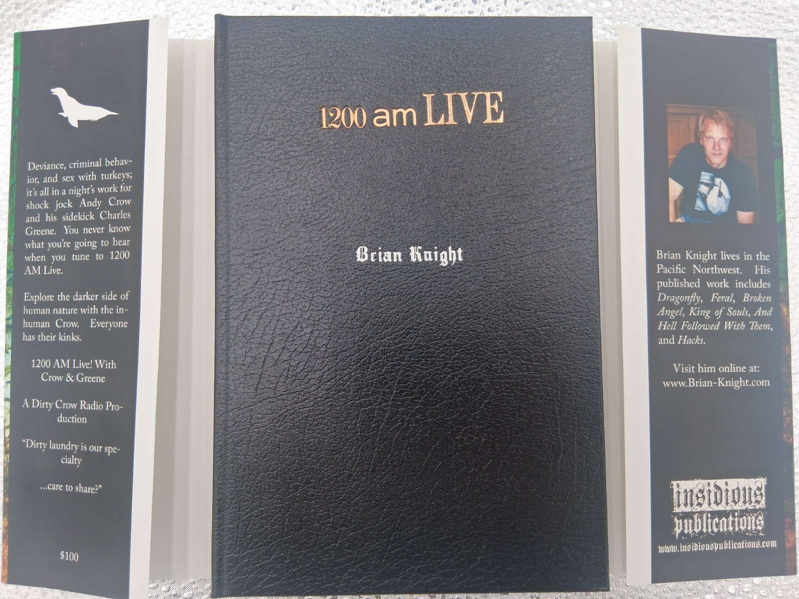 1200amlive Brian Knight signed Lettered Edt Hardcover insidious Publications