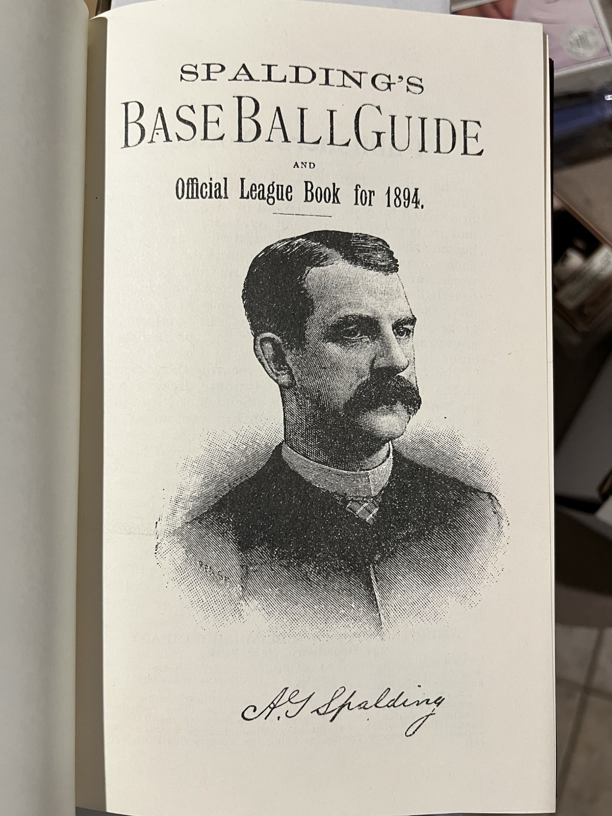 1894 SPALDING&rsquo;S BASEBALL GUIDE ~ Amereon House | 166 pages ~ 1 of 80 REPRINT!