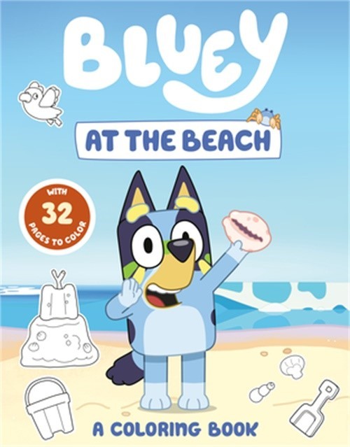 Bluey: At the Beach: A Coloring Book (Paperback or Softback)