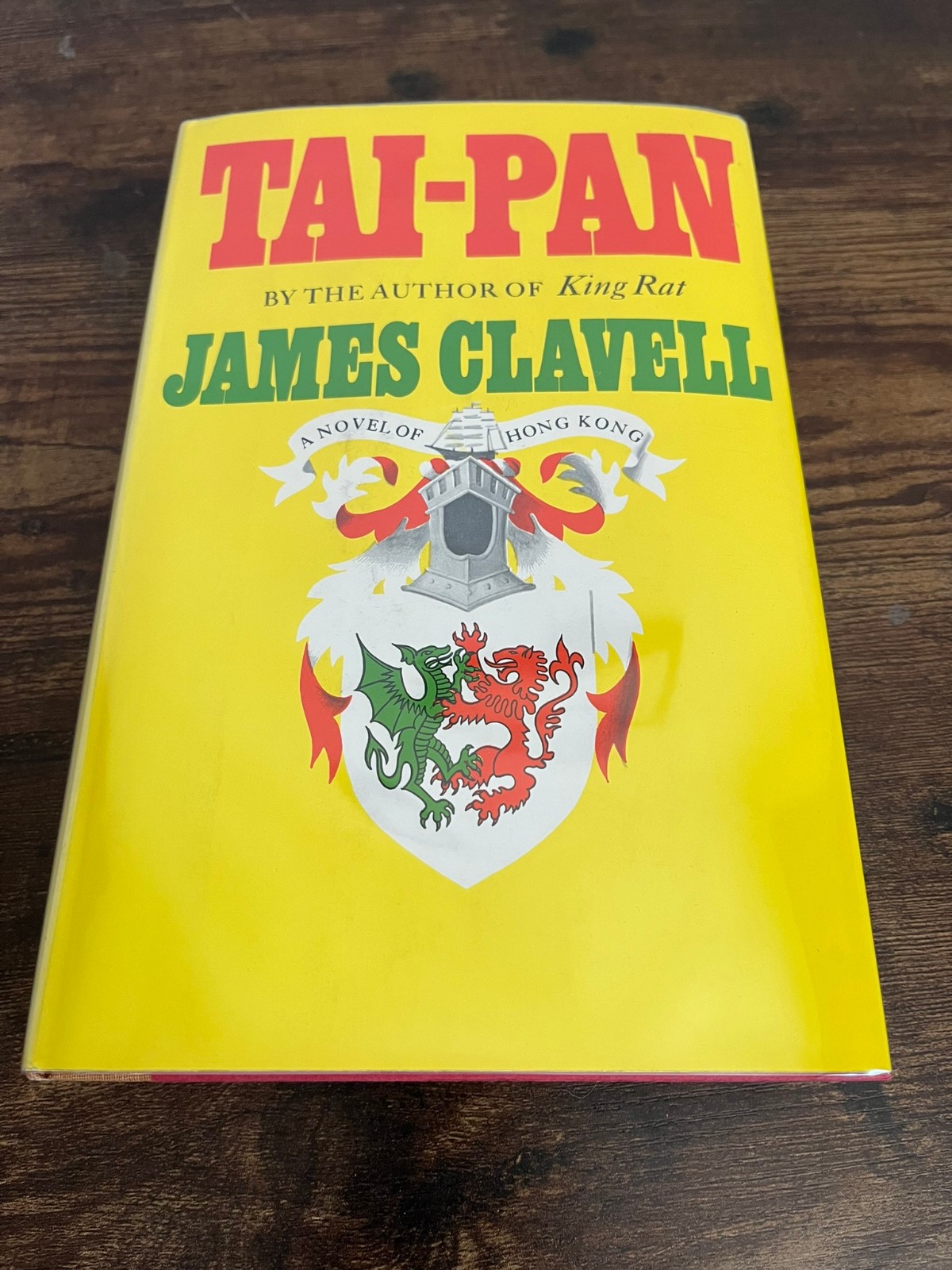 Tai-Pan (1966) by James Clavell – 1st Edition 6th Printing Hardcover DJ Shogun