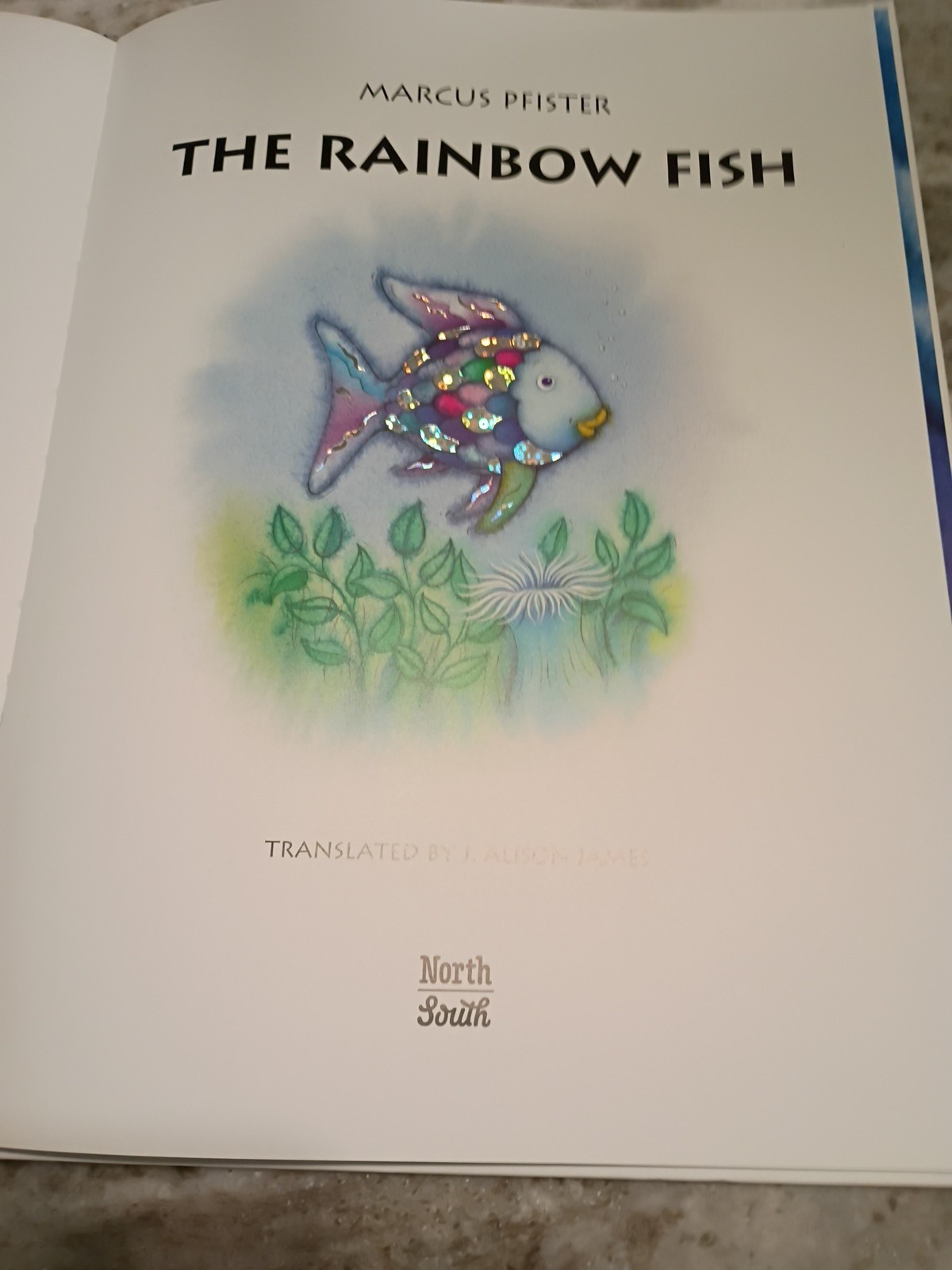 The Rainbow Fish Marcus Pfister 1992 Hardcover North South Rainbow Fish