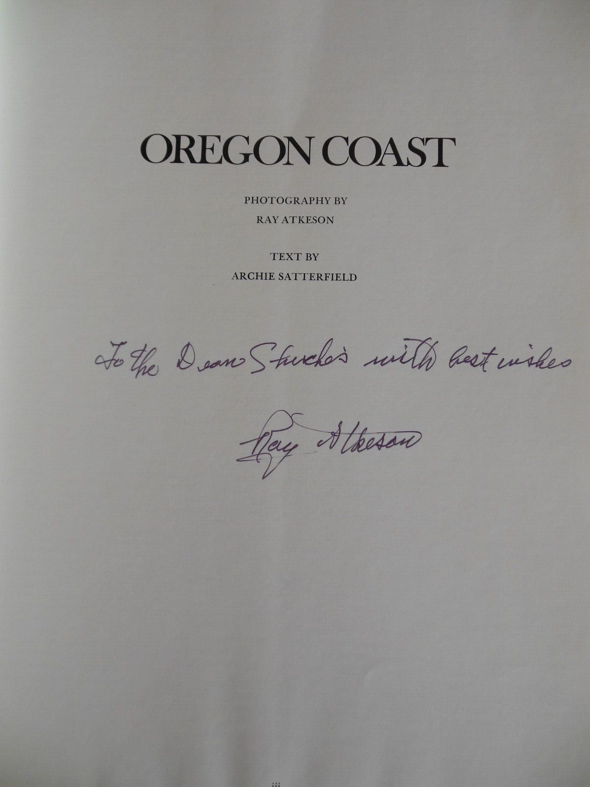 Oregon Coast, by Ray Atkeson