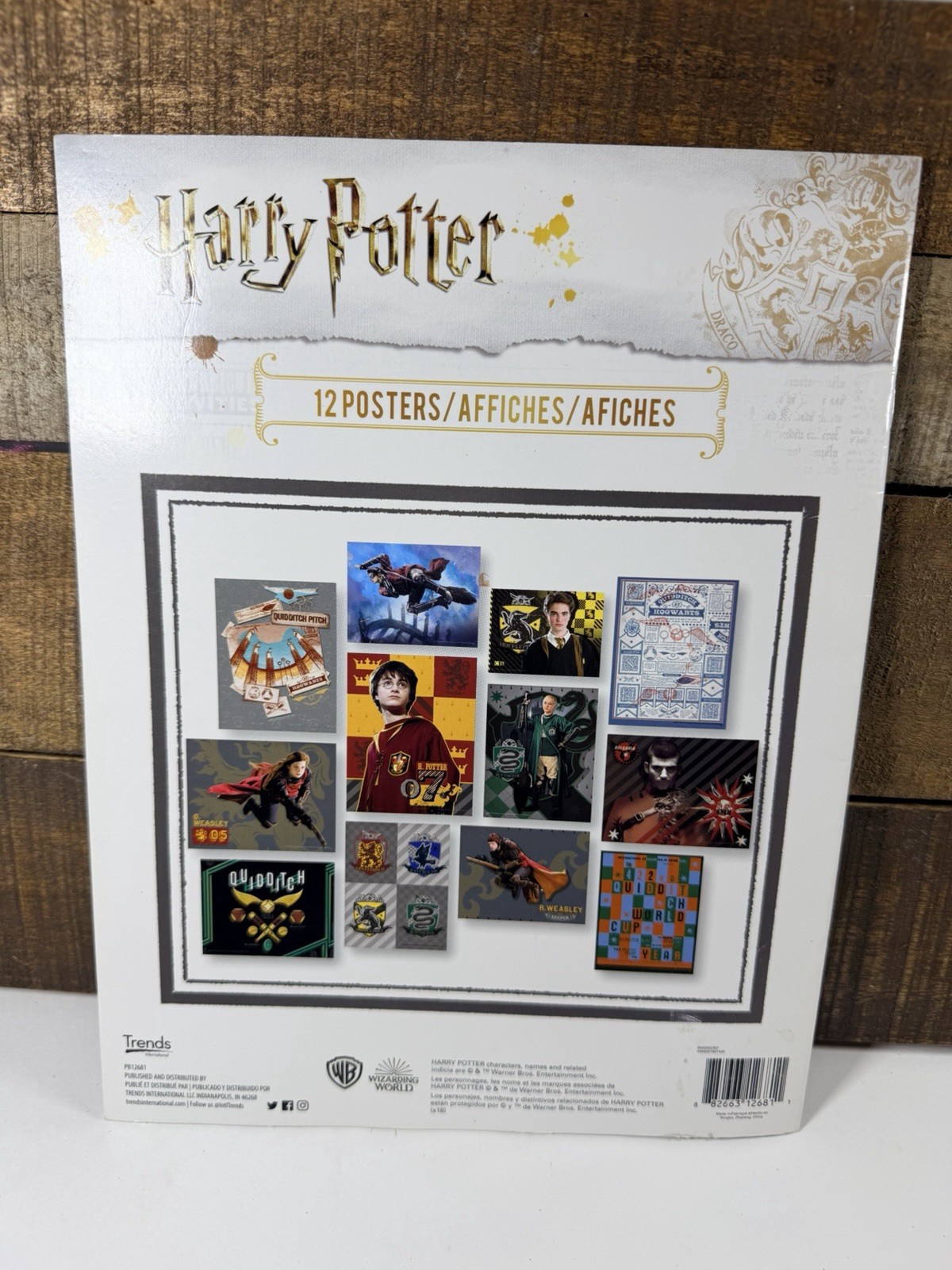 Harry Potter Poster Book 12 Color Posters 8.5&Prime; X 11&Prime;