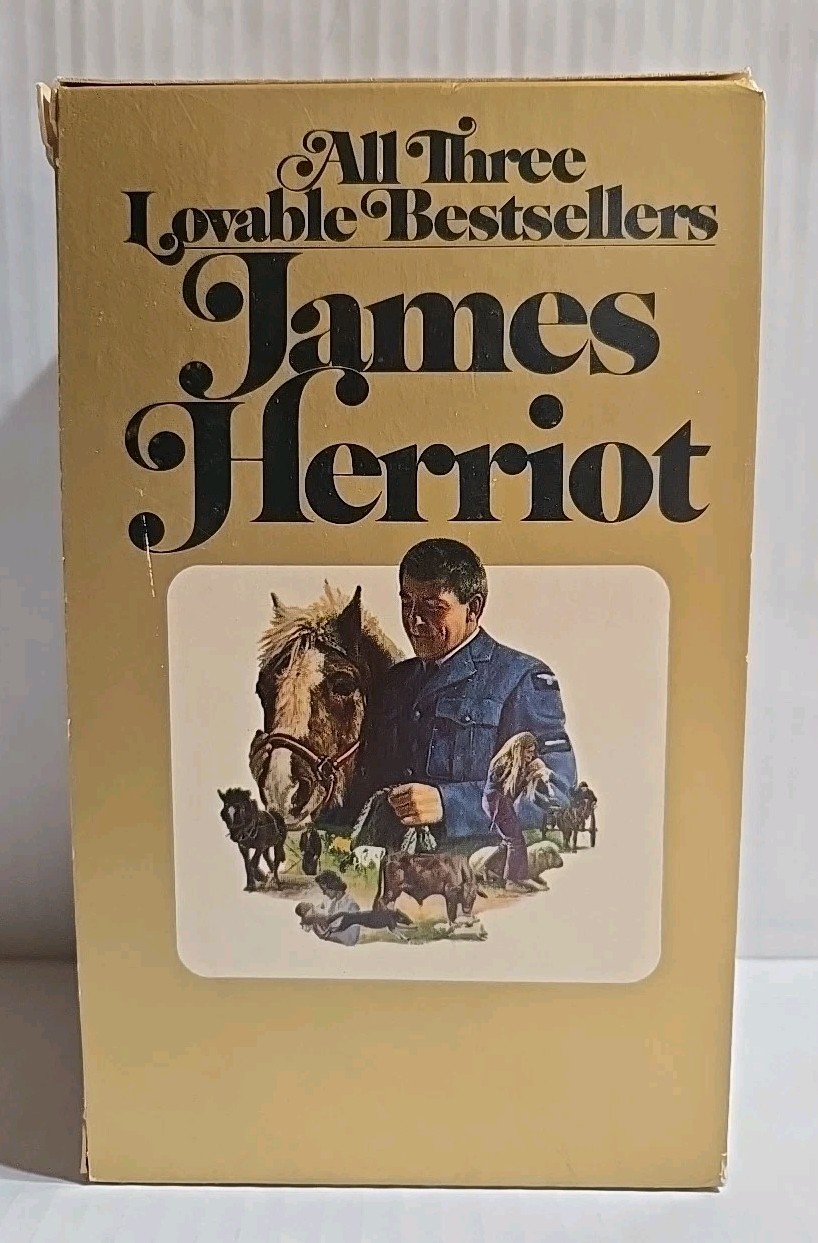 JAMES HERRIOT: All Three Lovable Bestsellers. Boxed Set Appr. 7&Prime; x 4.5&Prime; x 3.25&Prime;