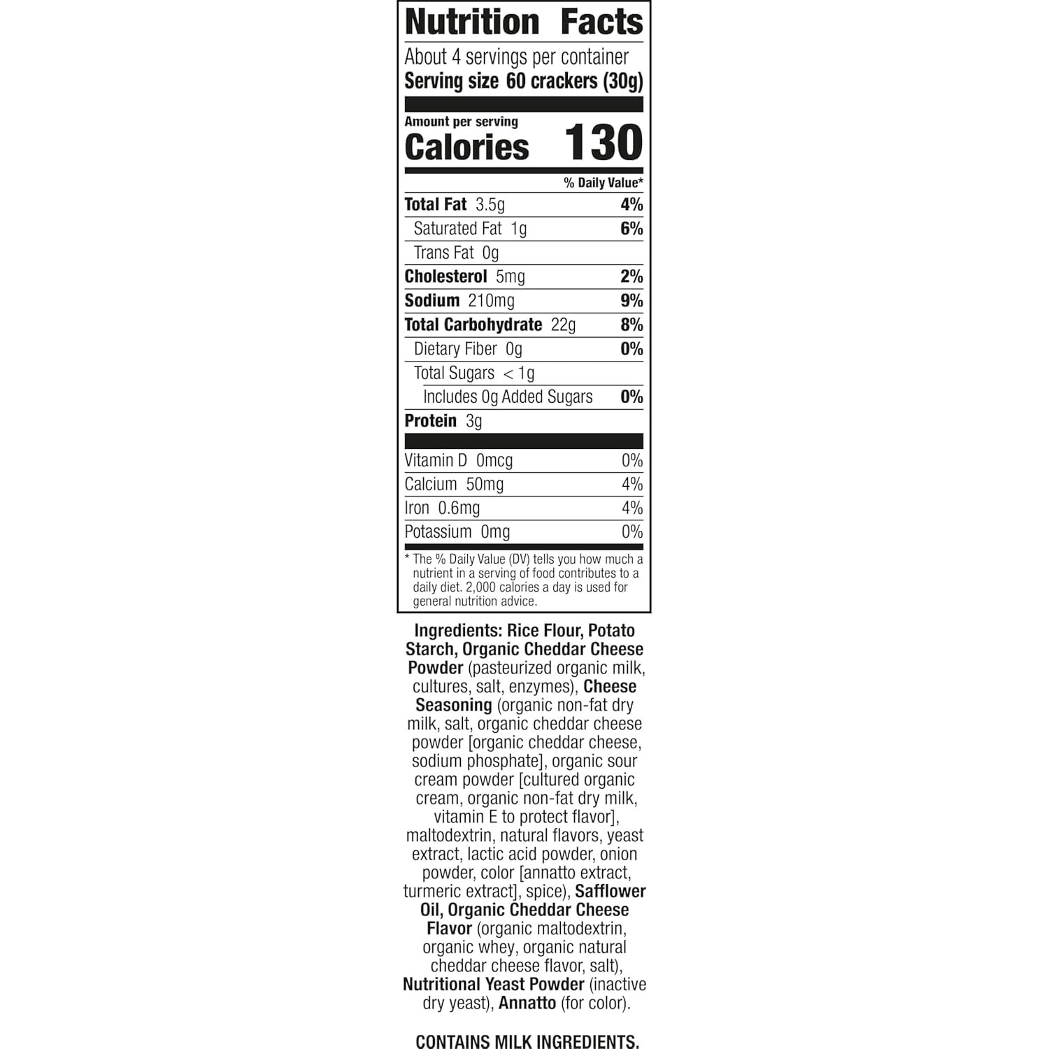 Annie&rsquo;s Gluten Free Cheddar Crackers, Original, Made with Real Cheese, 4 oz
