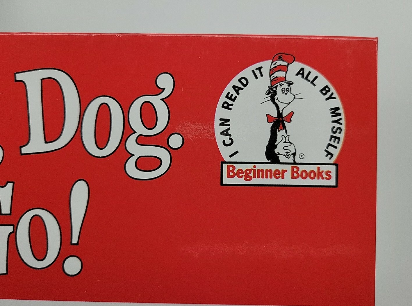 Go, Dog. Go Hardback Dr. Seuss EXCELLENT 7&Prime;x 9&Prime; Beginner Books Eastman Red Blue