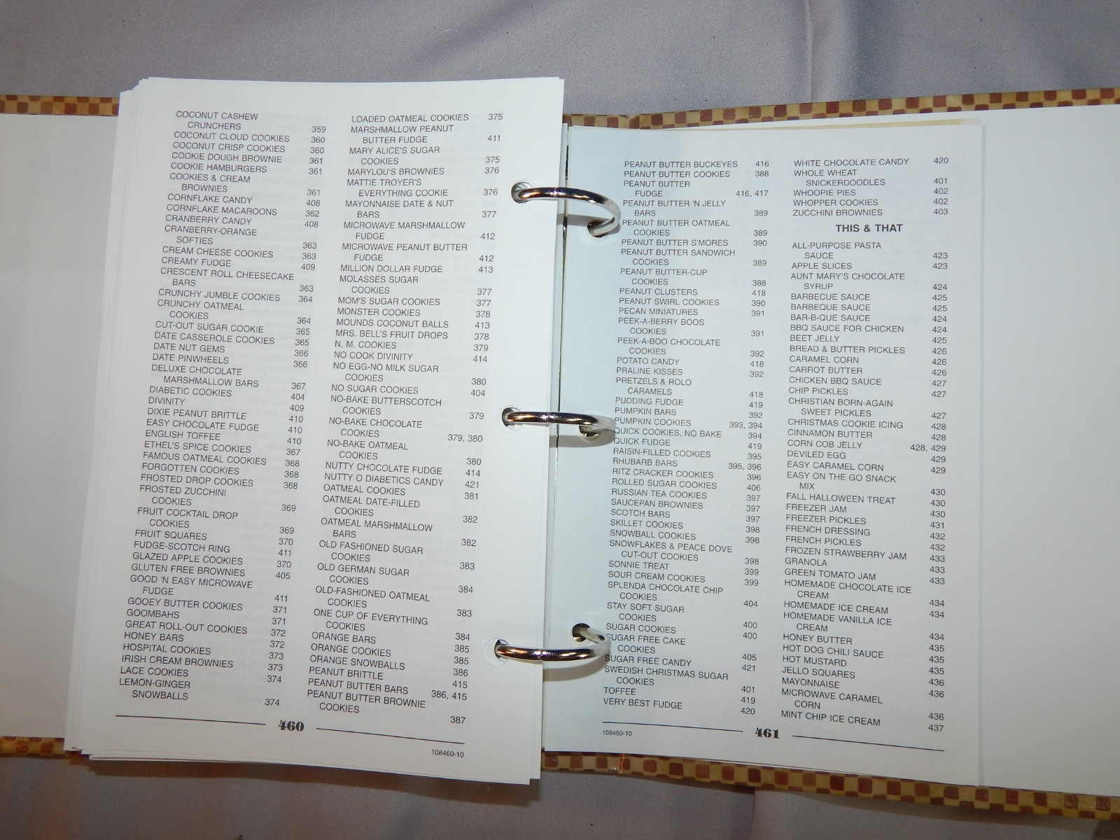 Ohio State Grange Collection of Recipes by Grange Members & Friend Cookbook 470p