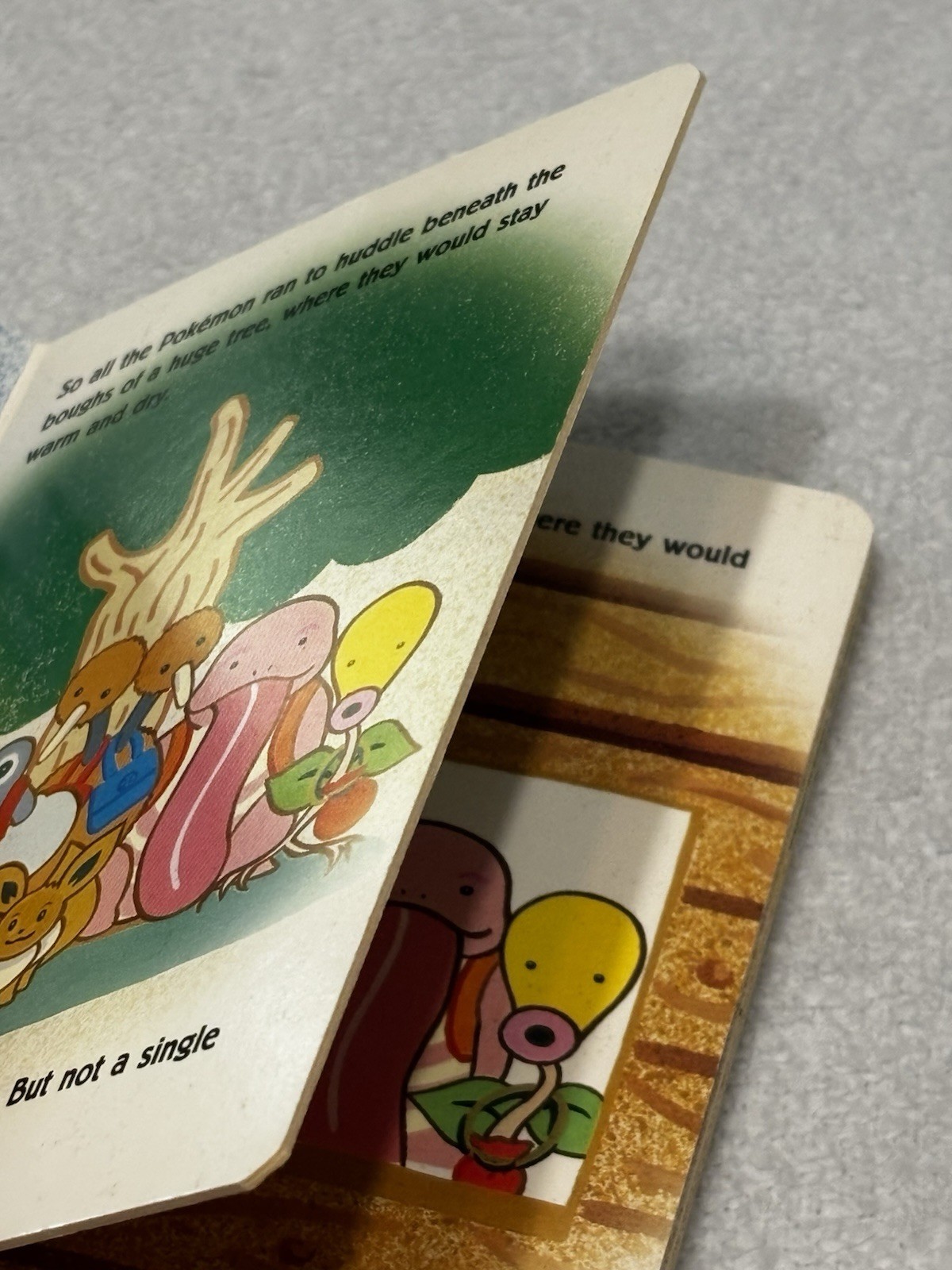 Pokemon Tales 13 Eevee&rsquo;s Weather Report Vintage HC Kids Book (2000) || pre-owned