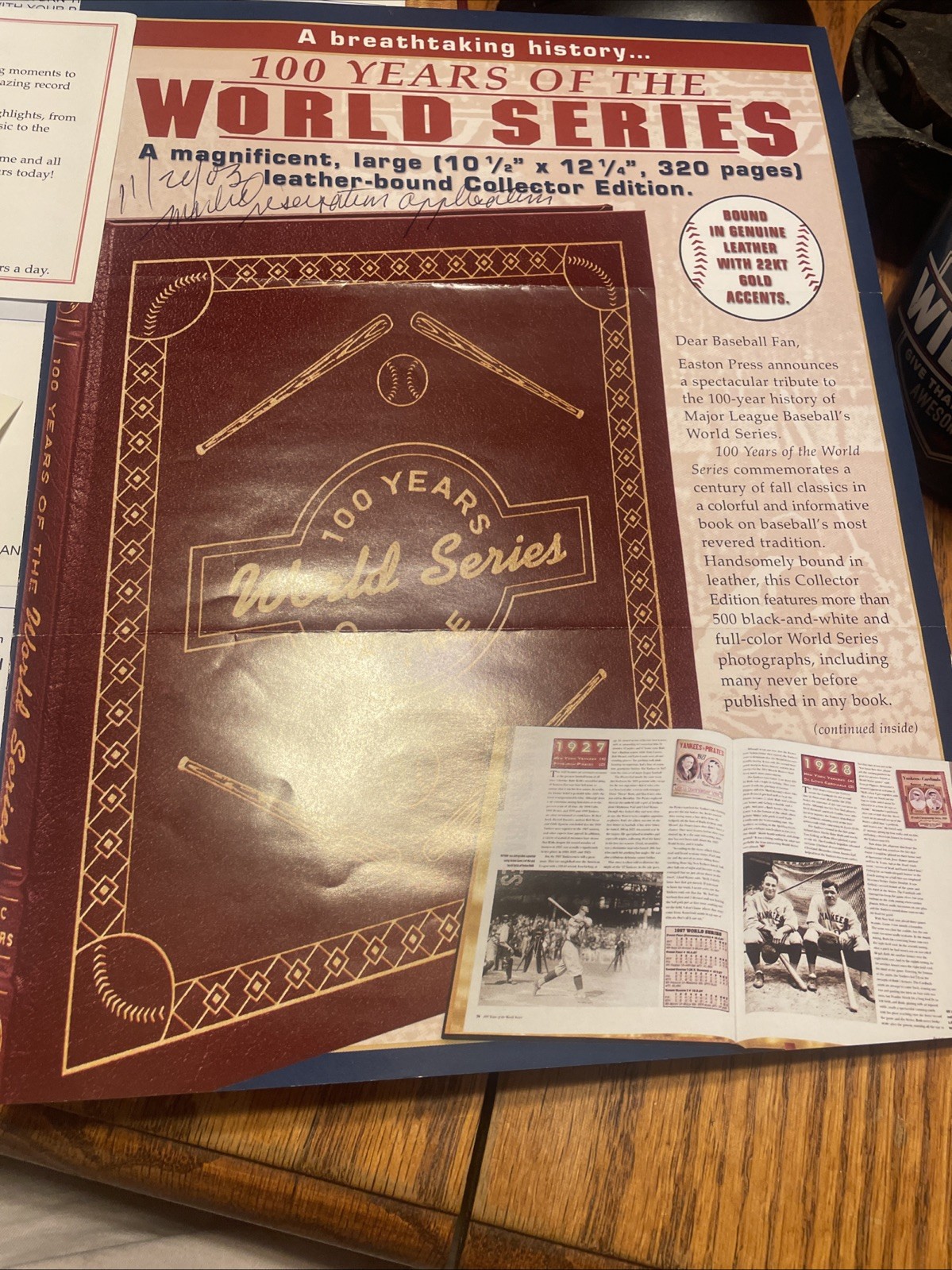 100 Years of the World Series Barnes/Noble 1903–2003 Eric Enders Table Book 📕