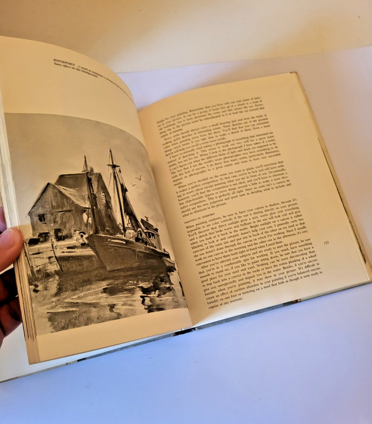 Painting Sea and Shore by Harry R. Ballinger Seascape Oil Technique Art Book
