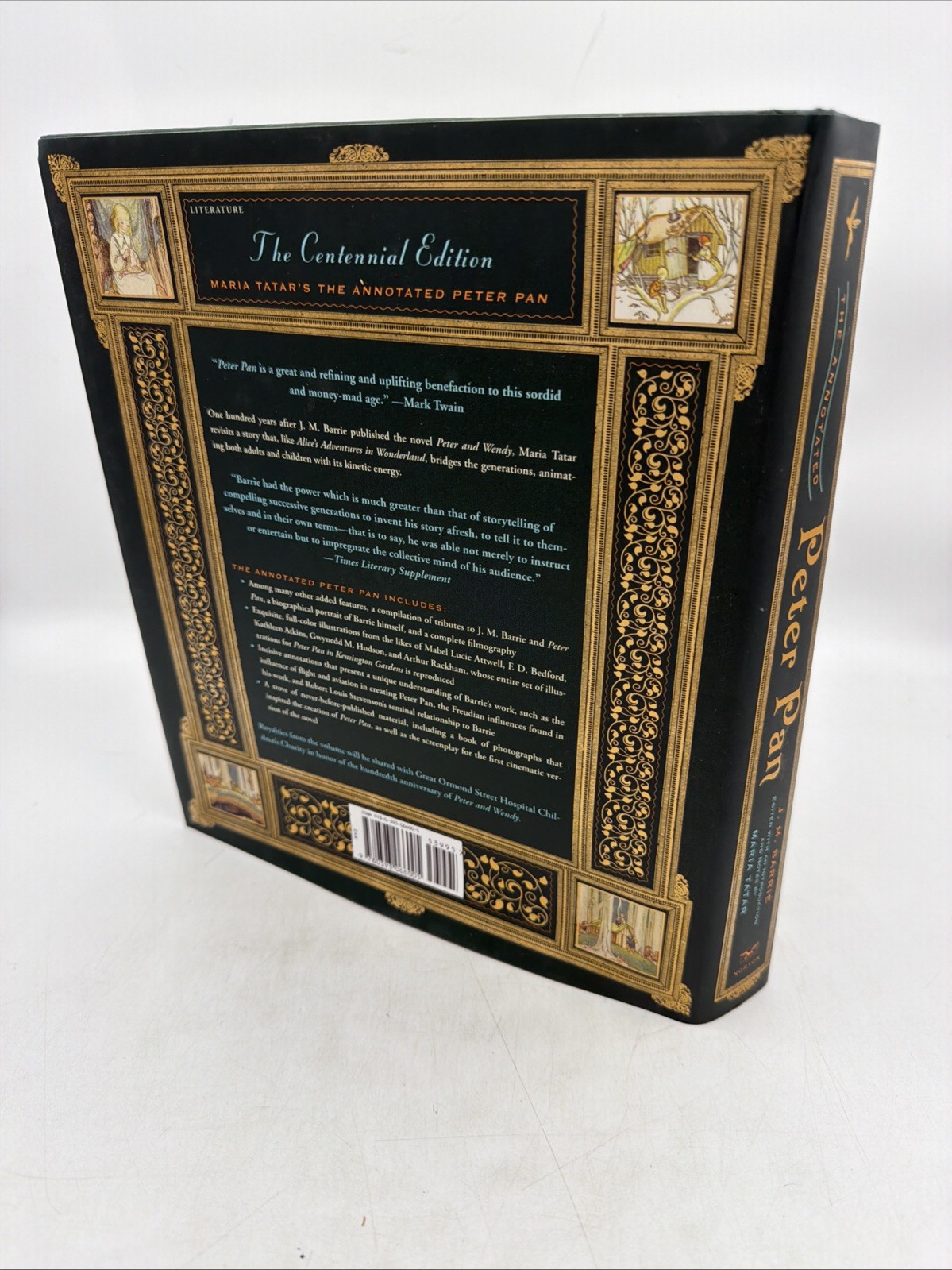 Annotated Peter Pan by J. M. Barrie (2011, Hardcover) Centennial Edition F