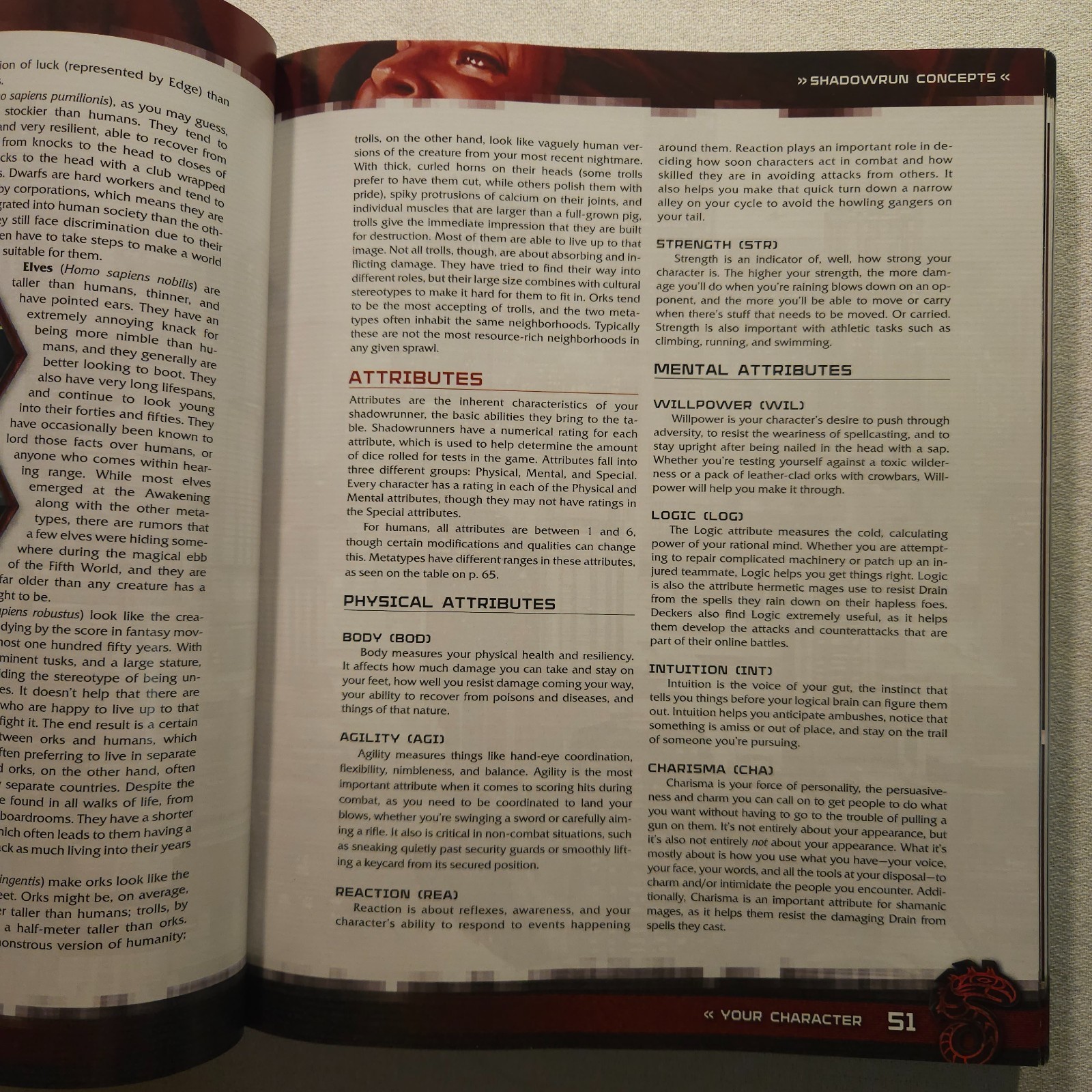 Shadowrun Core Rulebook 5th edition Catalyst Game Labs 2013 Hardcover TTRPG