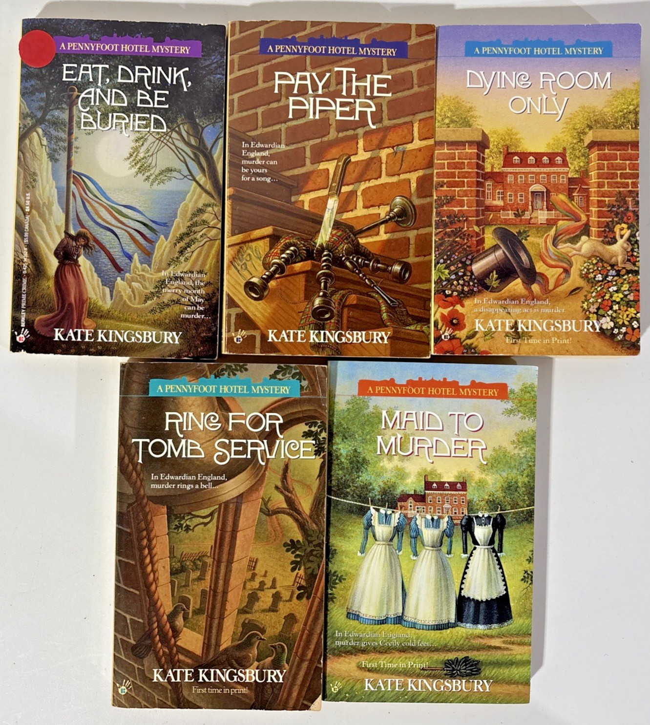 Pennyfoot Hotel Mystery Lot of 18 Paperback Books by Kate Kingsbury