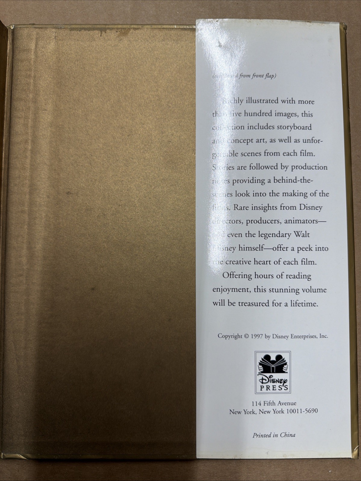 DISNEY&rsquo;S TREASURY OF CHILDREN&rsquo;S CLASSICS Hardcover Special Edition 1997 Illustra