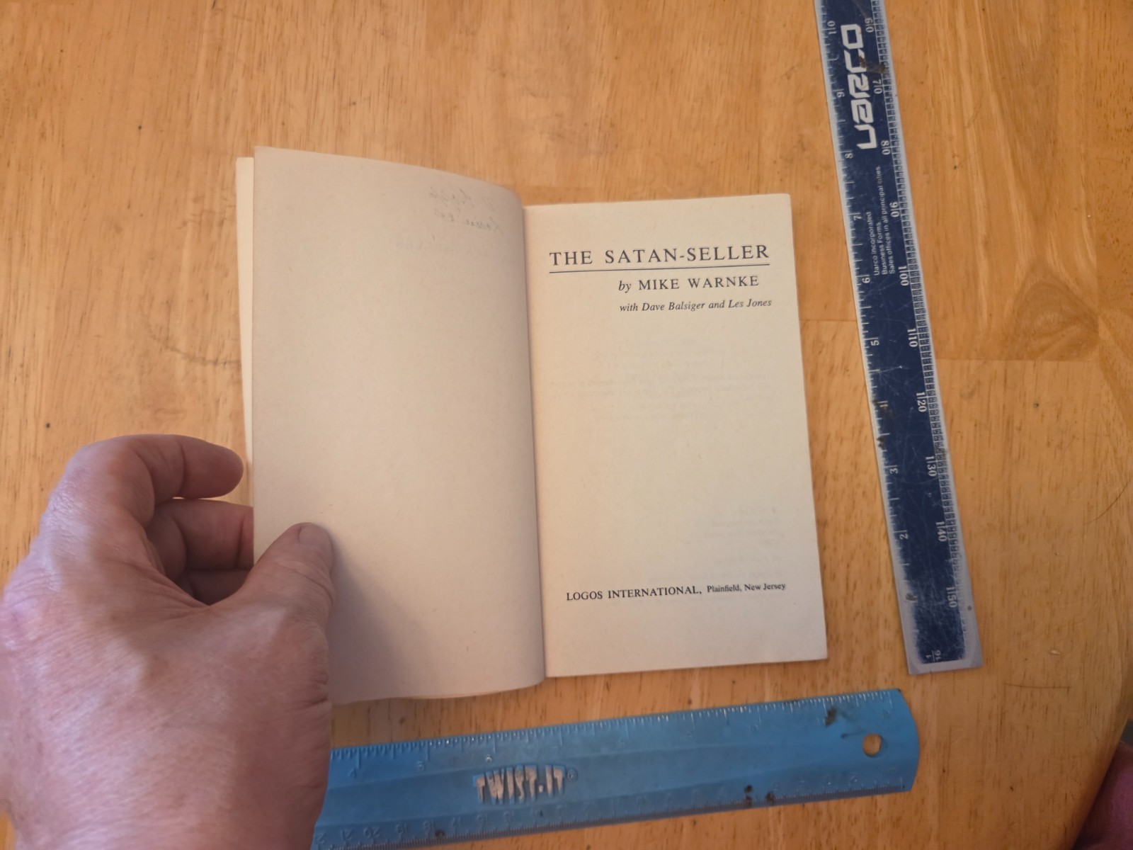 The Satan Seller by Mike Warnke – 1972 Logos Paperback