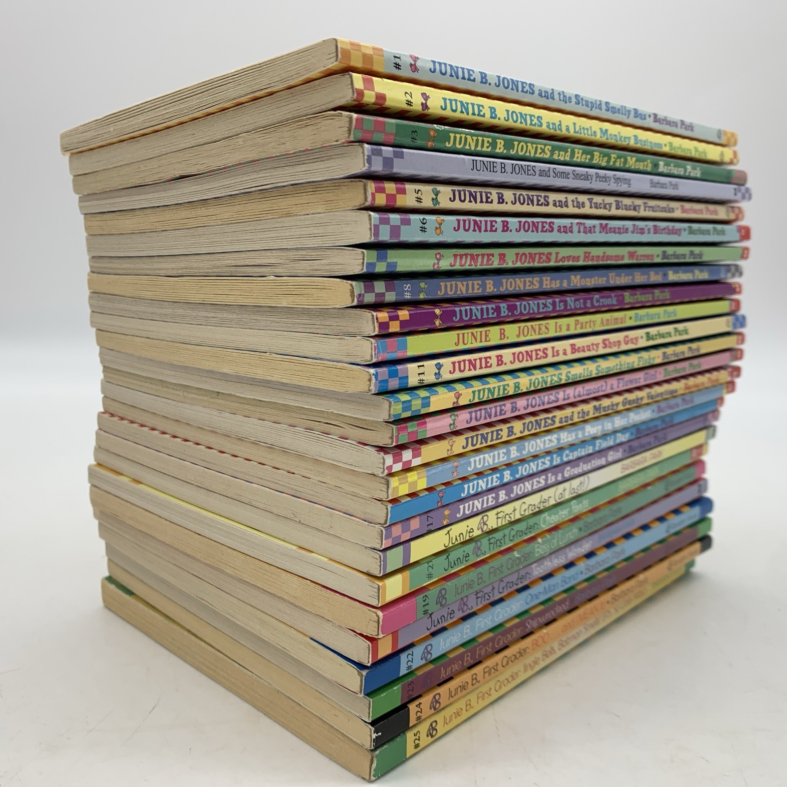 Junie B Jones Barbara Park Lot 25 School Girl Chapter Book Illustrated Grade 1 2