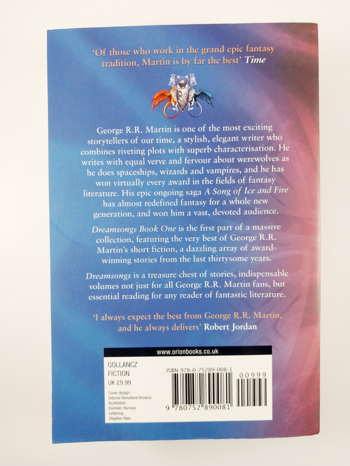 DreamSongs : A Retrospective – Book One by George R.R. Martin (2008, TPB)