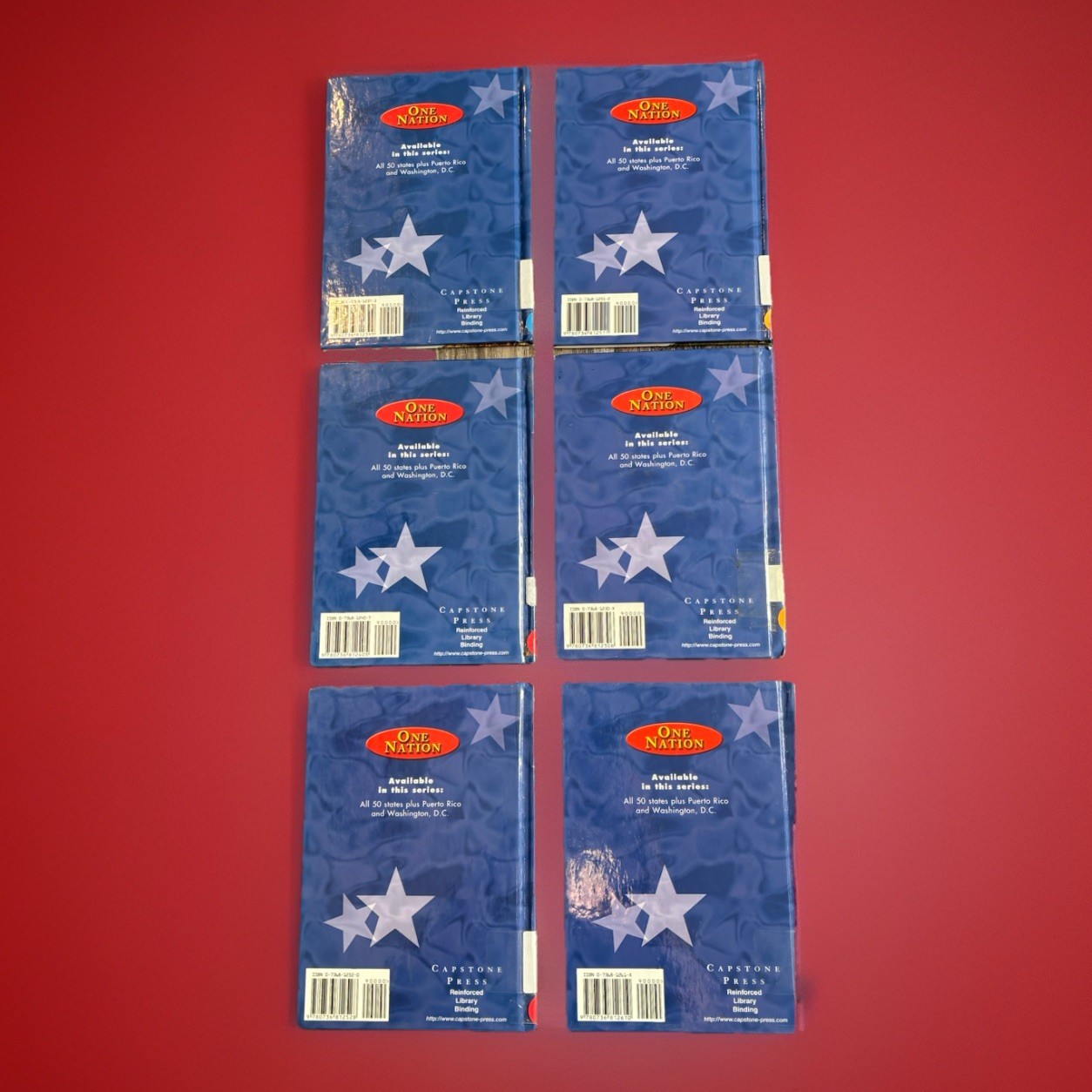 6 Capstone One Nation Books Nebraska Oregon Nevada Kansas Colorado Iowa Kummer
