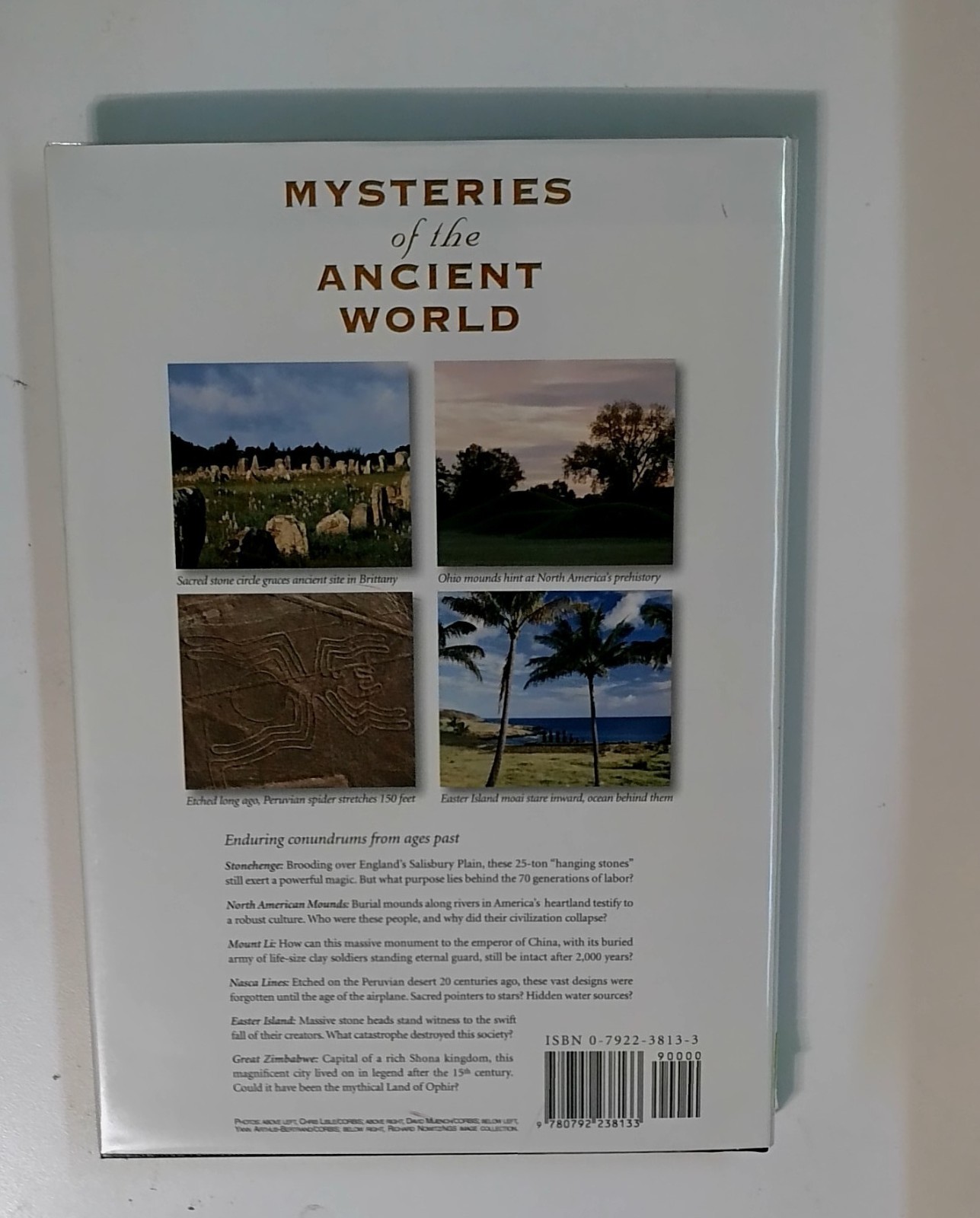 National Geographic Hardcover Book Lot (8) • Plastic‑Covered • History • Travel