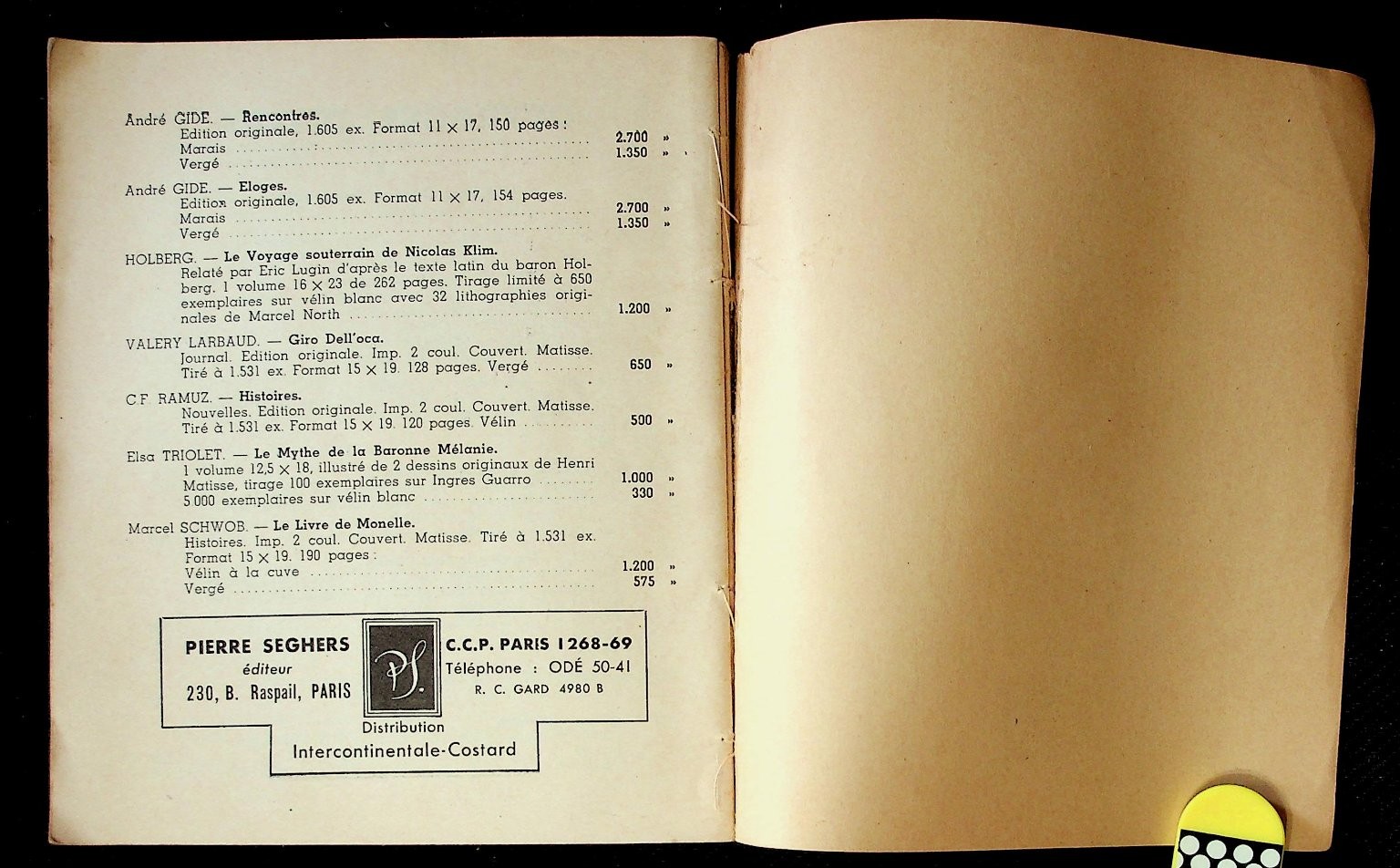 Paul Eluard by Louis Parrot Pierre Seghers Poetes d&rsquo;Aujourd&rsquo;hui 1 Poetry French