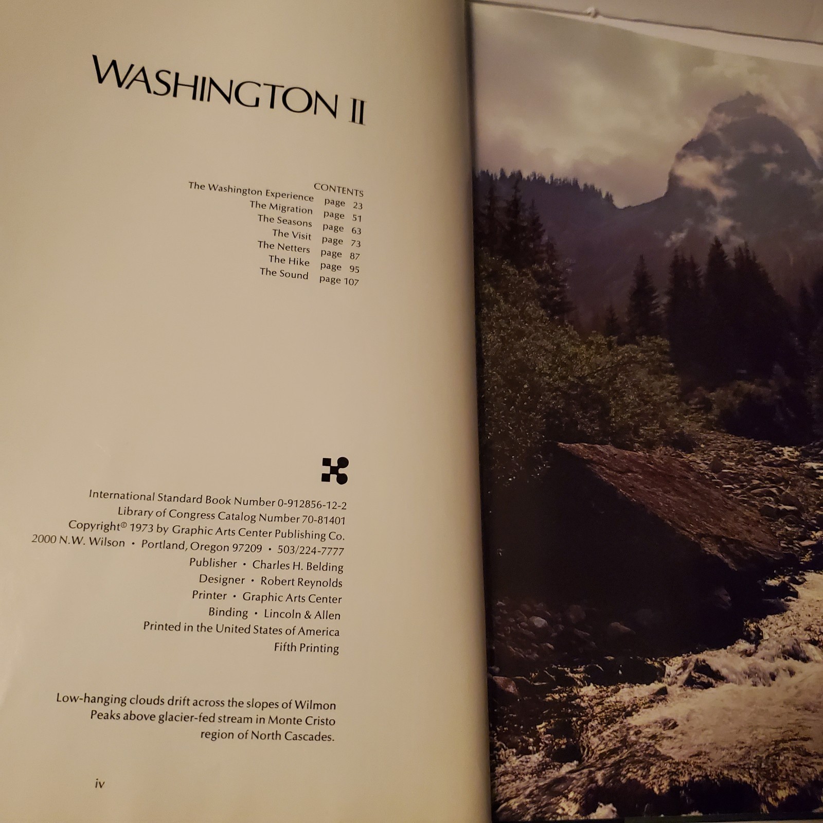 Washington II By Ray Atkeson 1973 Hardcover (without sleeve) Coffee Table Book