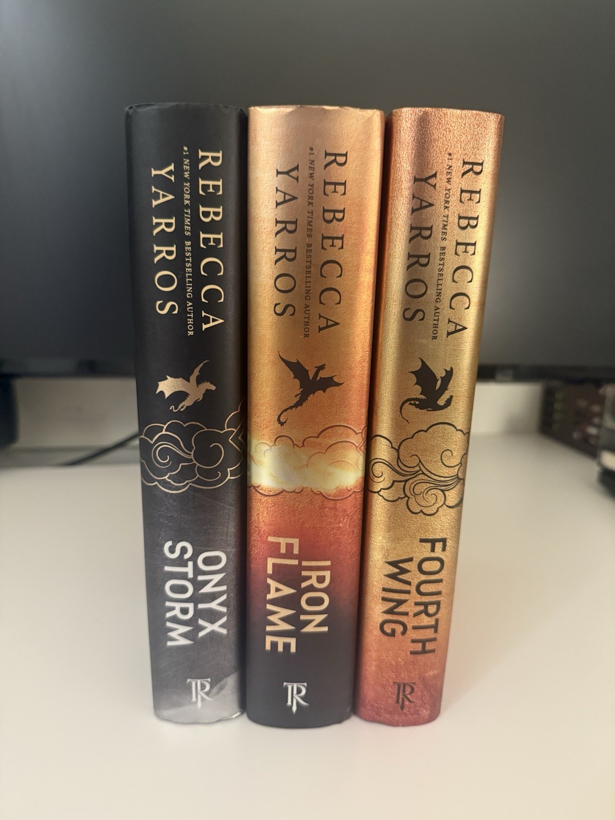 Rebecca Yarros The Empyrean Ser. Fourth Wing, Iron Flame, Onyx Storm Hardcover