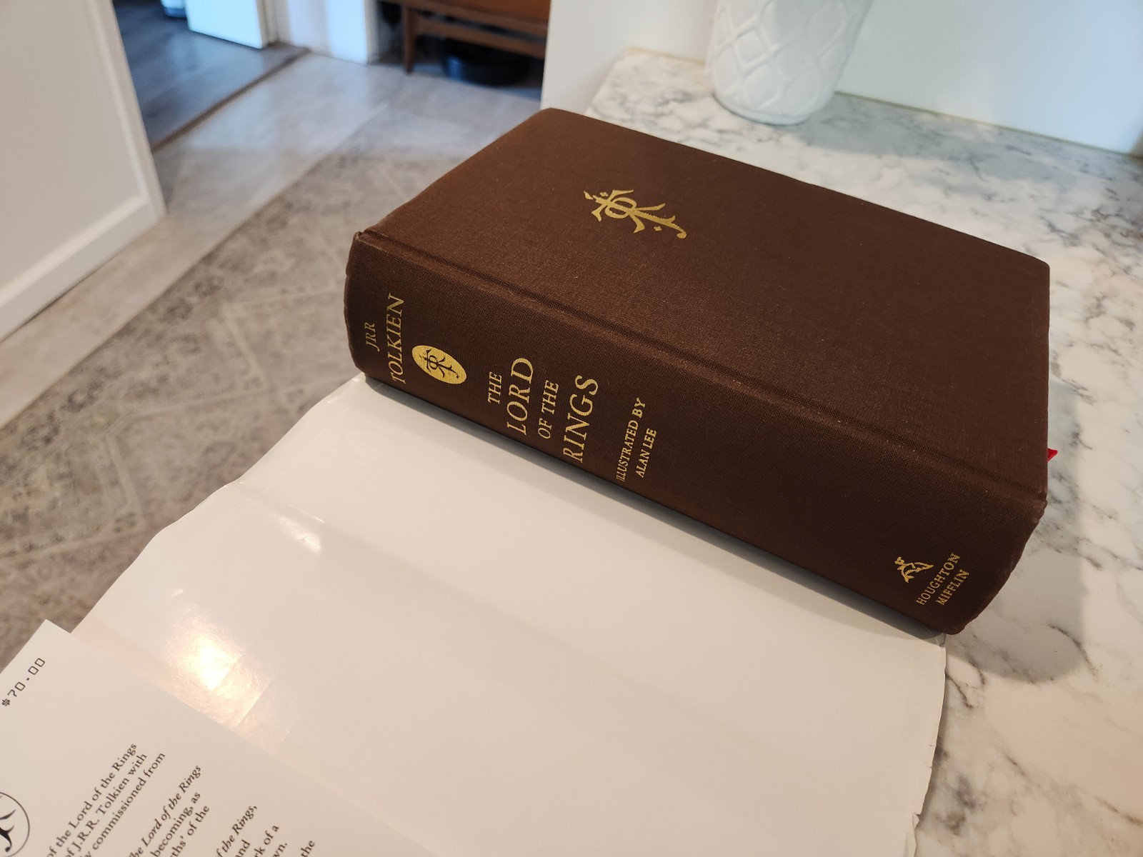 The Lord of the Rings JRR Tolkien Centenary Edition 1993 ALAN LEE Illustrated DJ