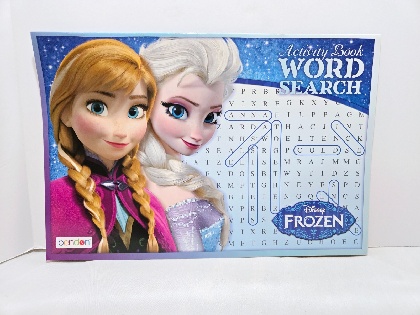 Frozen Giant Disney Activity Book Word Search Paper Pack 24 Pages 16&Prime; x 10.5&Prime;