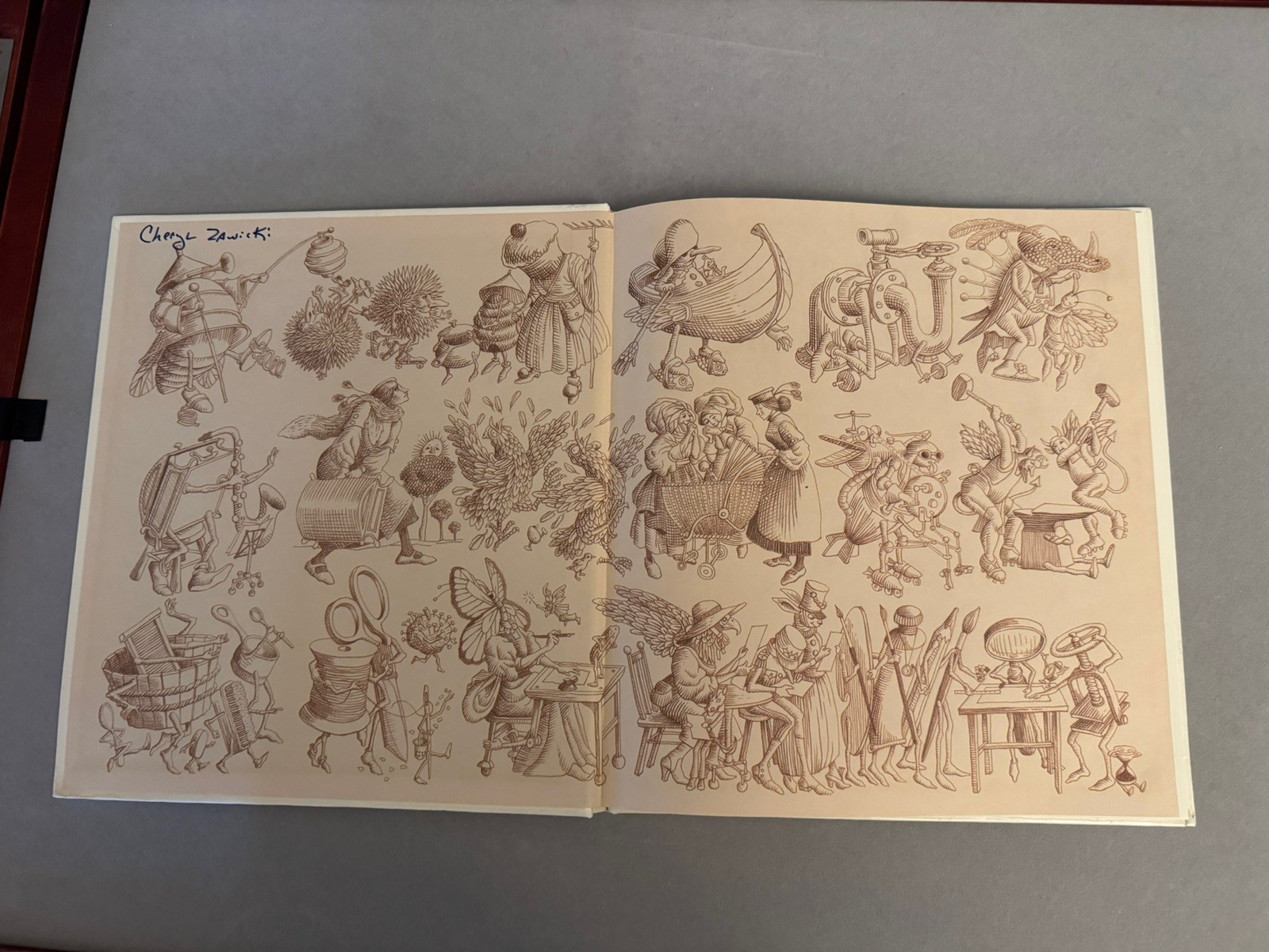 Pish Posh Said Hieronymus Bosch Dillons Willard RARE Trumpet Club HC LRG Format