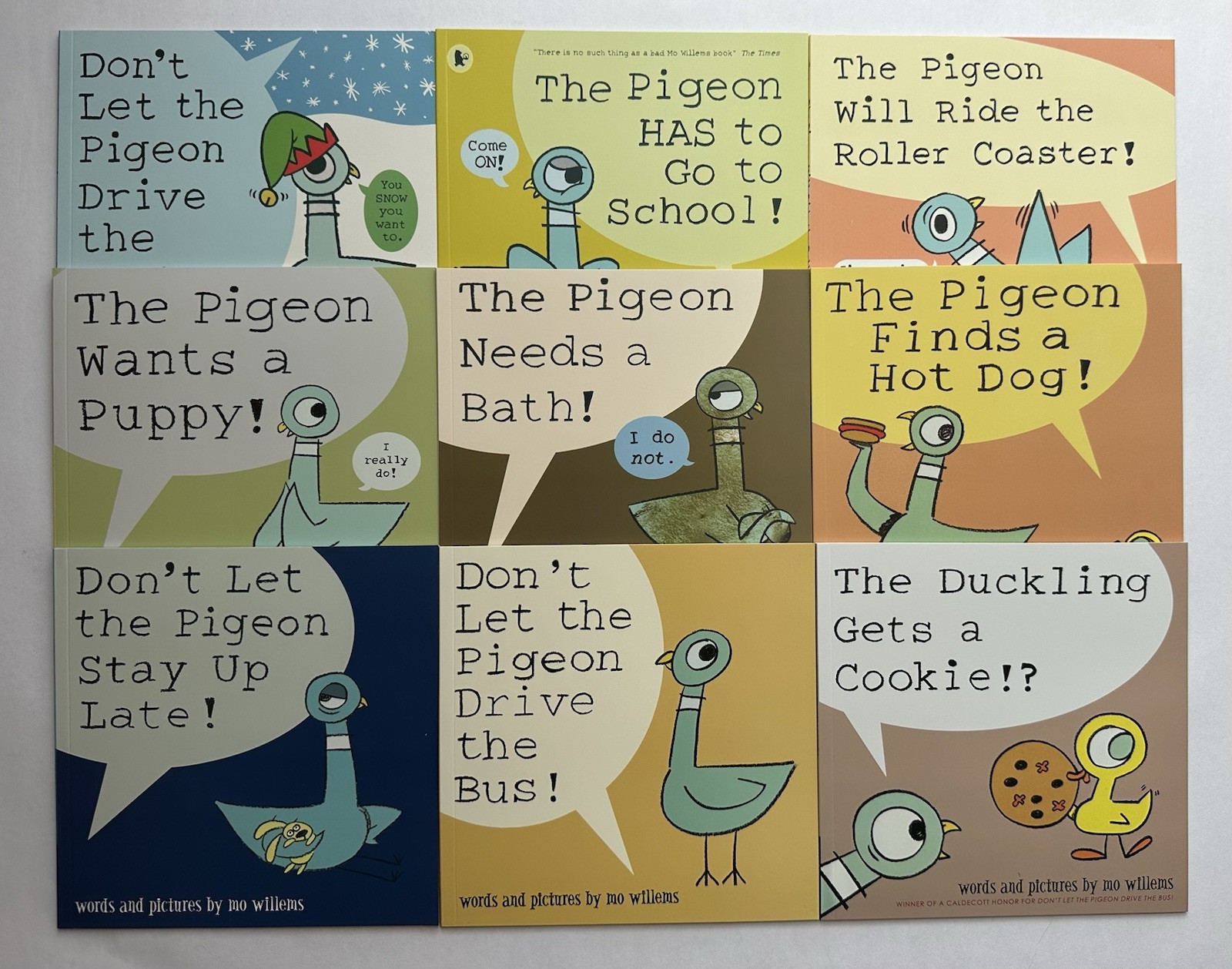 Mo Willems Don&rsquo;t Let Pigeon Children&rsquo;s Book Lot 9