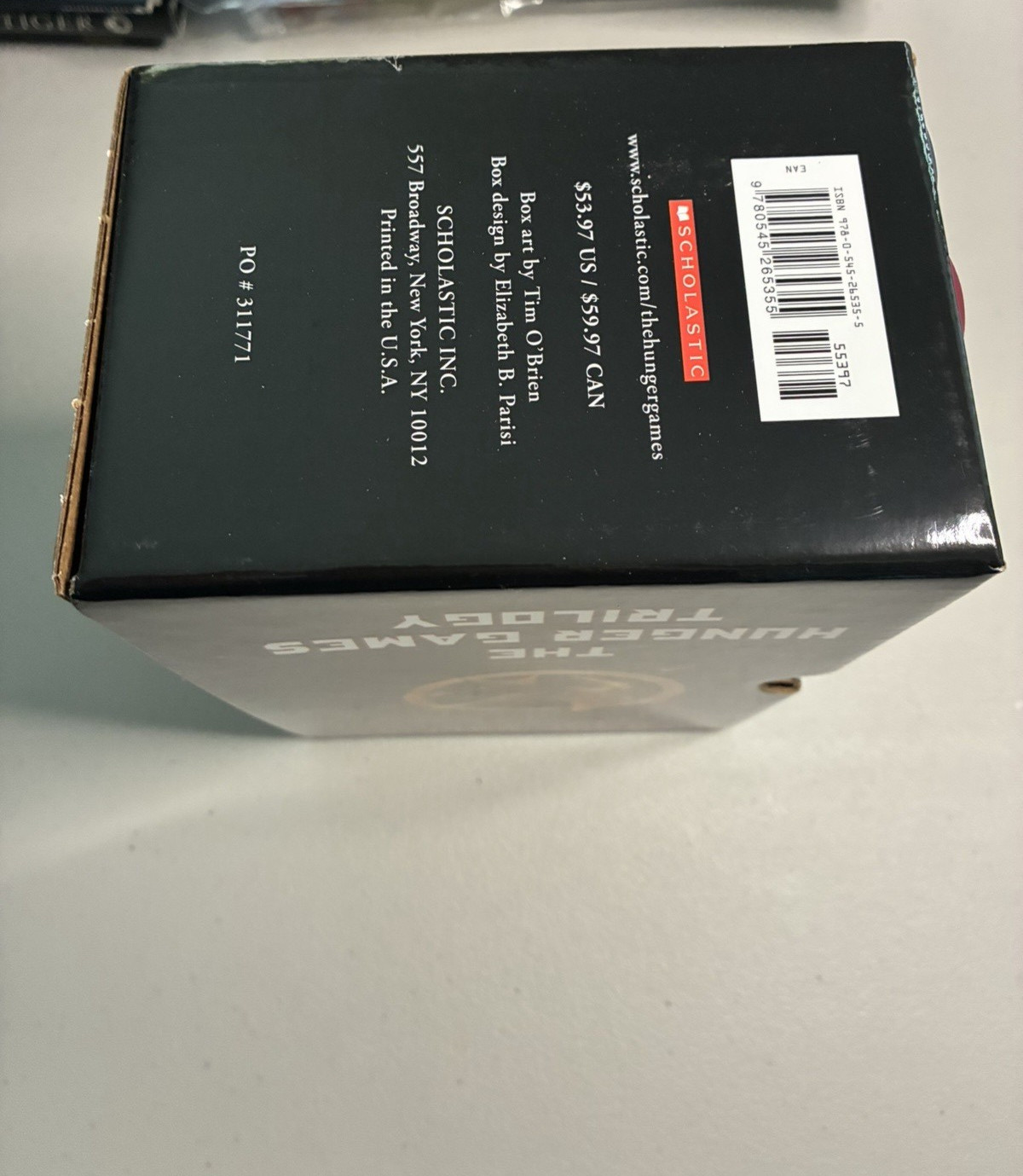 The Hunger Games Trilogy Boxed Hardcover Book Suzanne Collins – New open box
