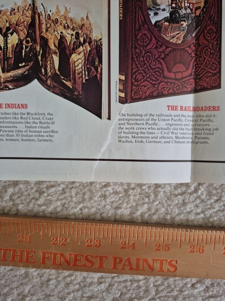Time Life Books, The Old West Series, Promotional Poster, 22&Prime;×34&Prime;