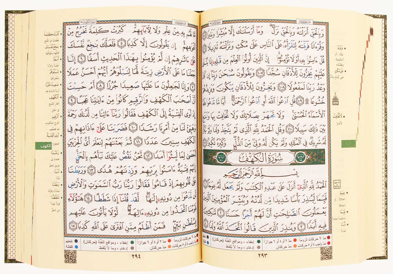 Tajweed Quran In Names Of Allah (Sw) Hard Cover ,Qr Coded,(Whole Quran,
