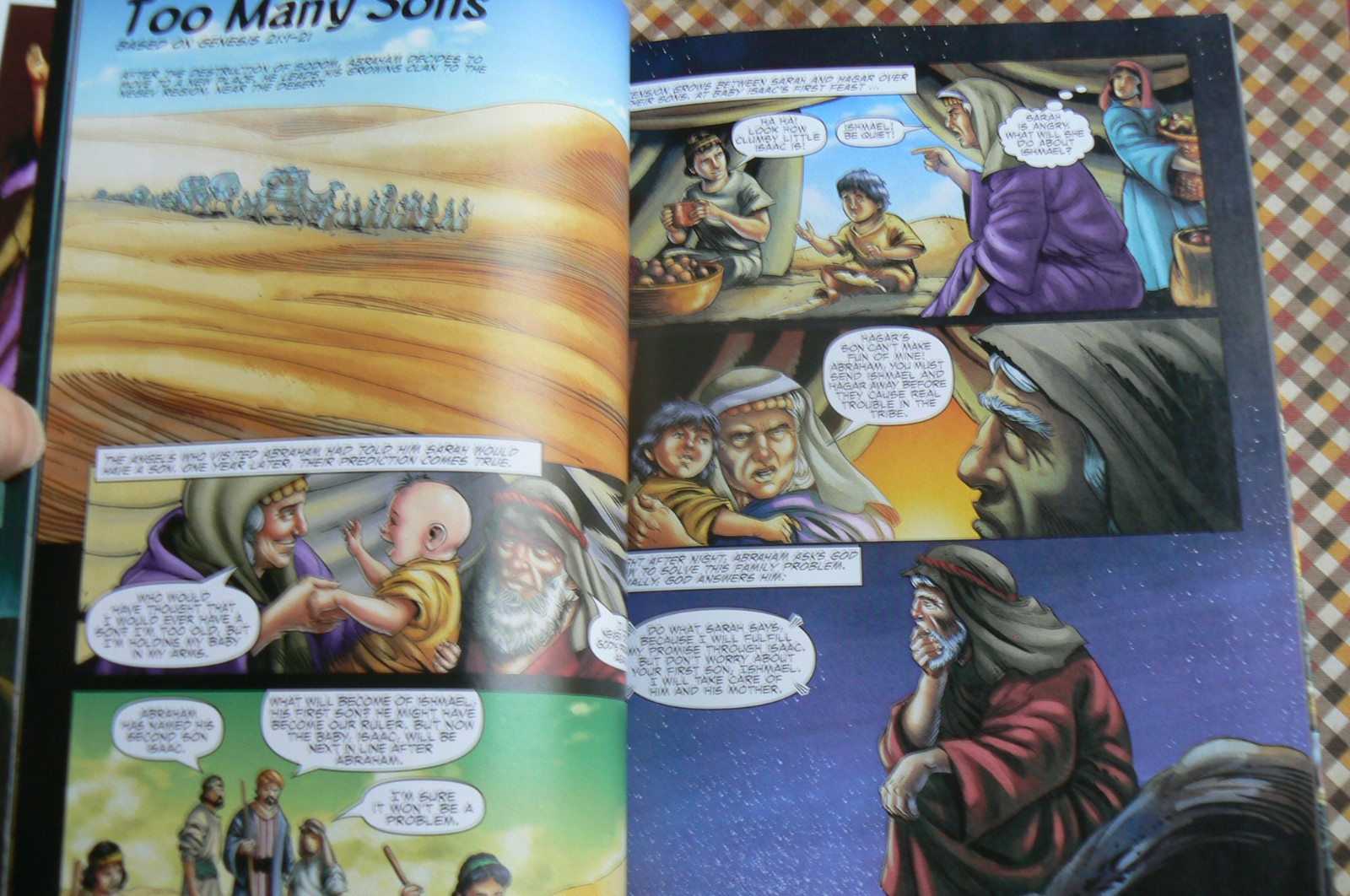 Action Bible,God&rsquo;s Redemptive Story,Graphic Narrative,Sergio Cariello 1st Ed HC