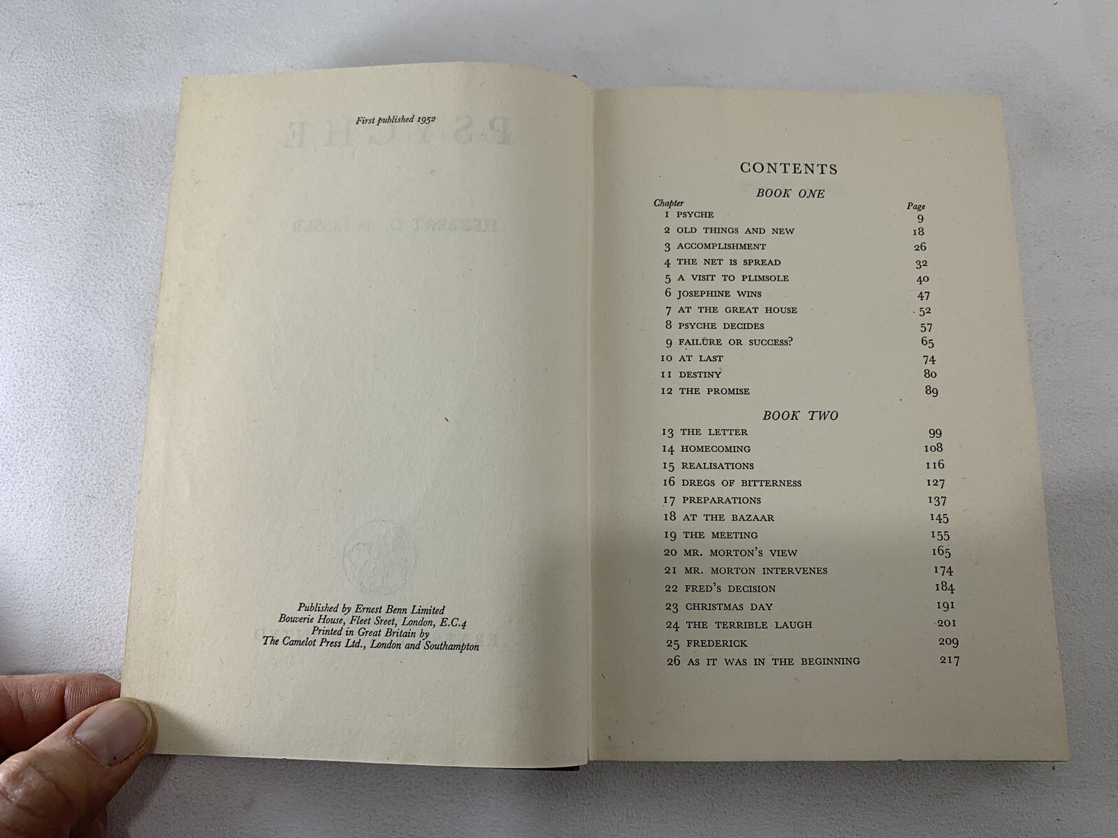 Psyche by Herbert G. de Lisser – First Edition – 1952 – Scarce – Jamaica Slavery