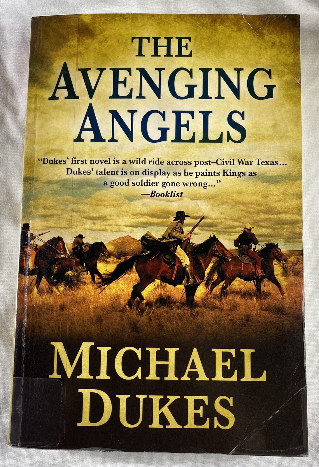 The Avenging Angels Michael Dukes Paperback Ex Library Large Print
