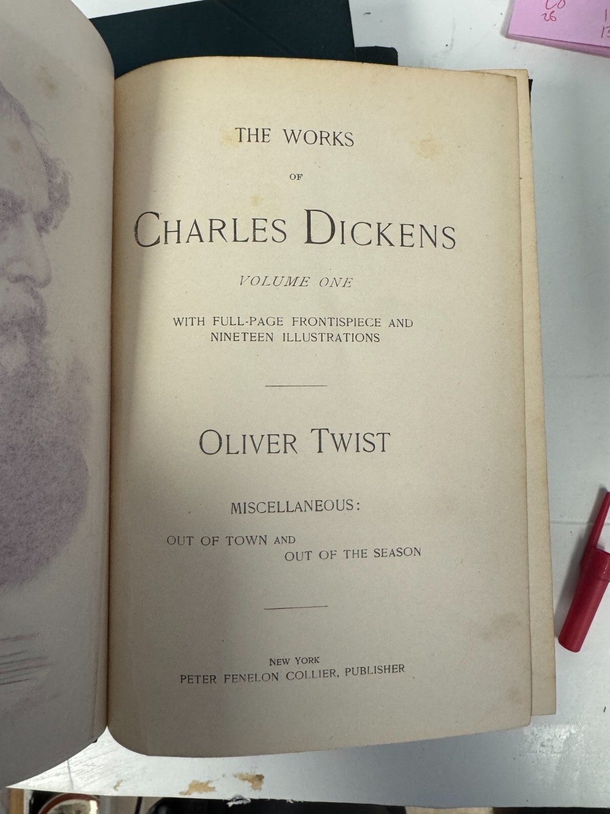 Antique 1890&rsquo;s The Works Of Charles Dickens Peter Fenelon Collier x26 LOT VG++
