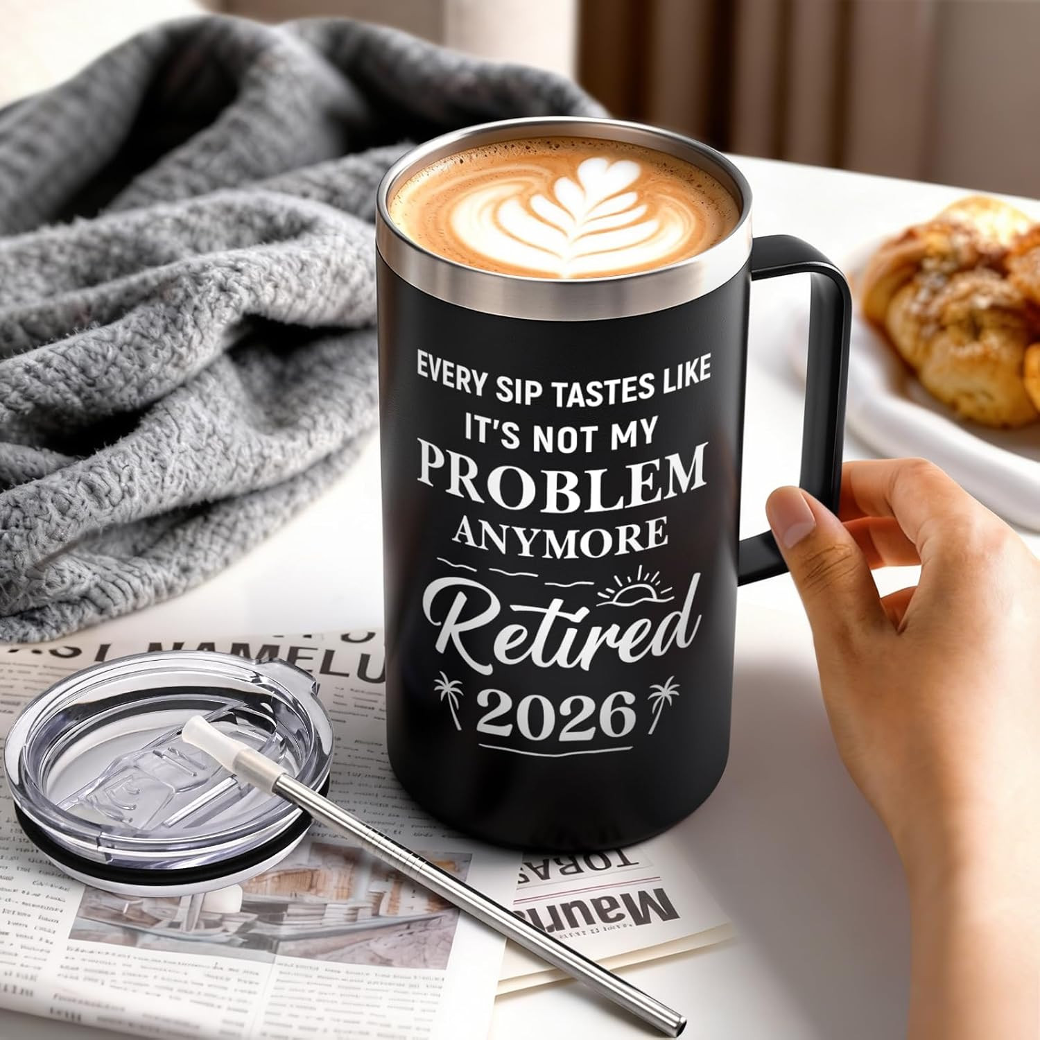 Retirement Gifts for Men, Every Sip Tastes like It&rsquo;S Not My Problem Anymore 20Oz